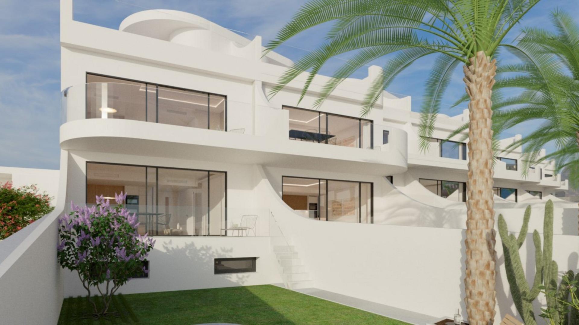 New build bungalows with sea views in la mata, torrevieja