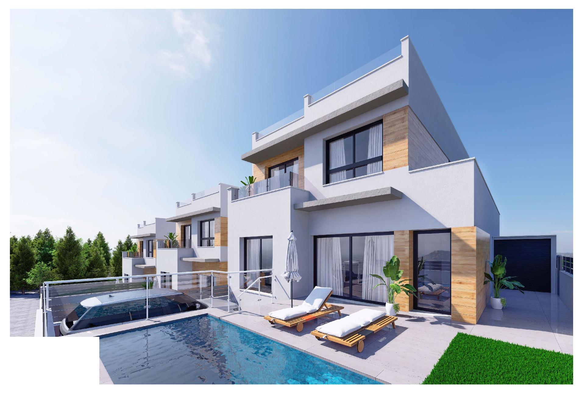 Luxury new build semi-detached villas in benijófar, costa blanca
