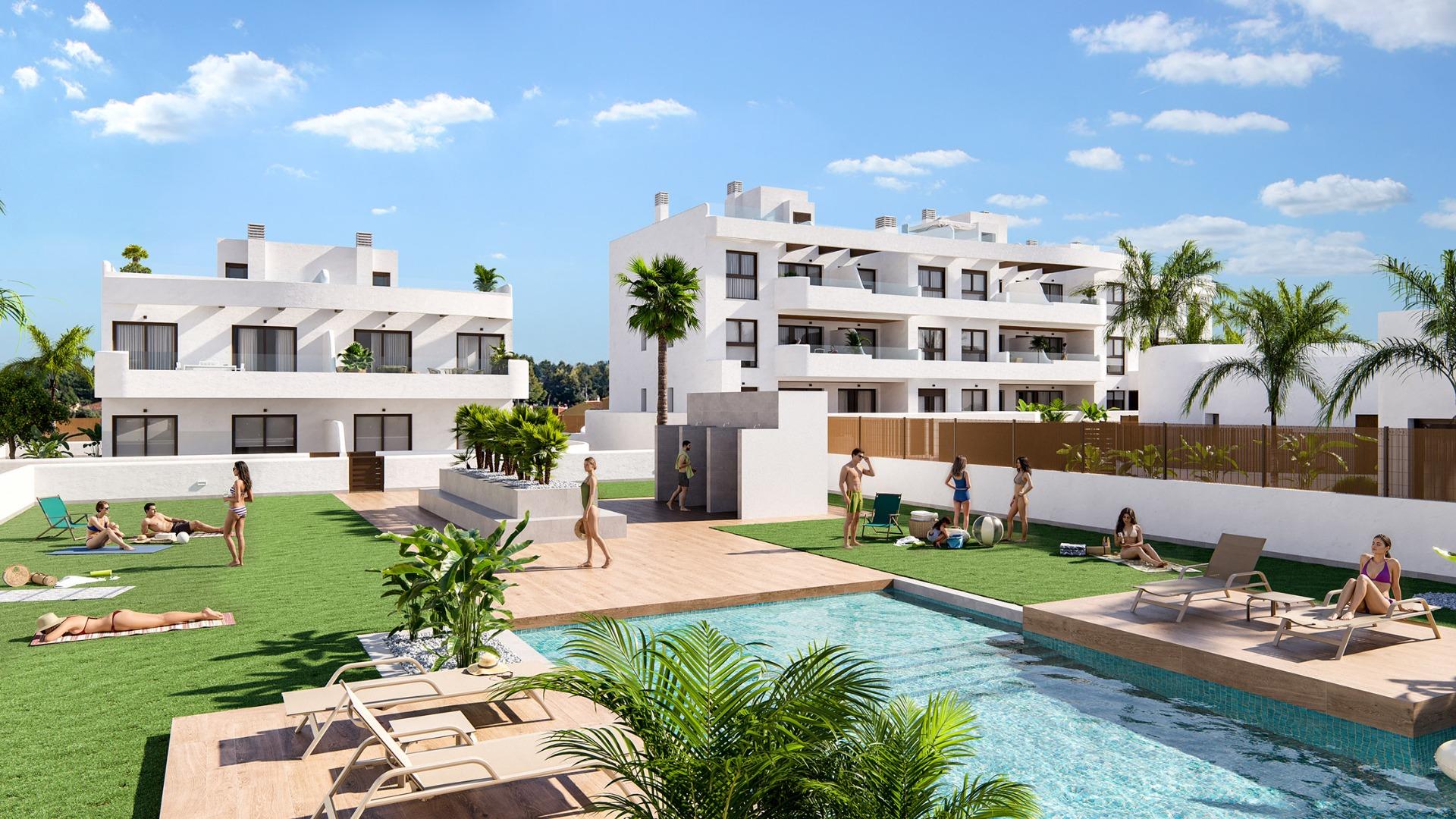 New build residential complex near serena golf and the mar menor in los alcazares