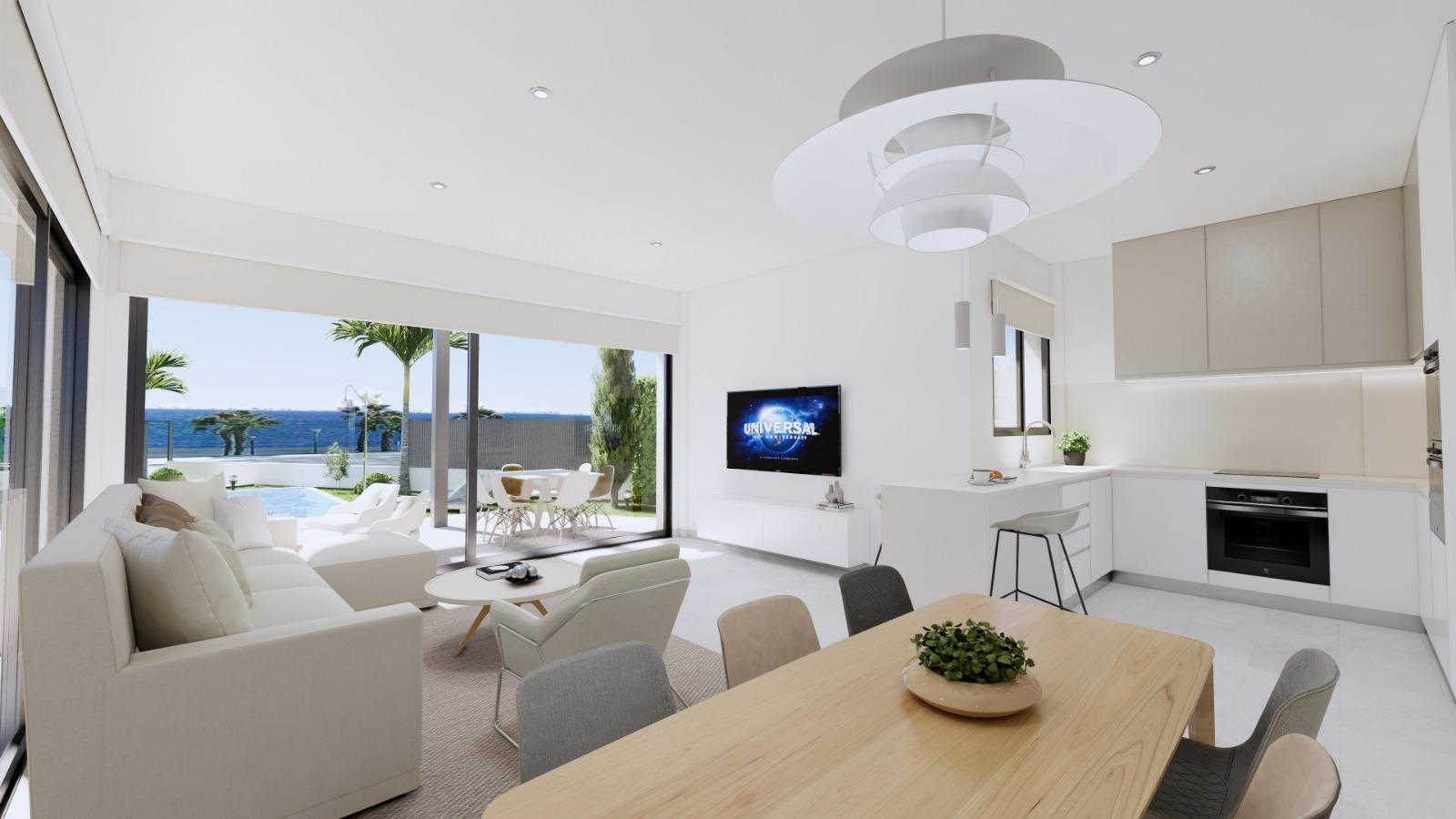 Luxury New Construction Villas on the Waterfront in Los Alcázares