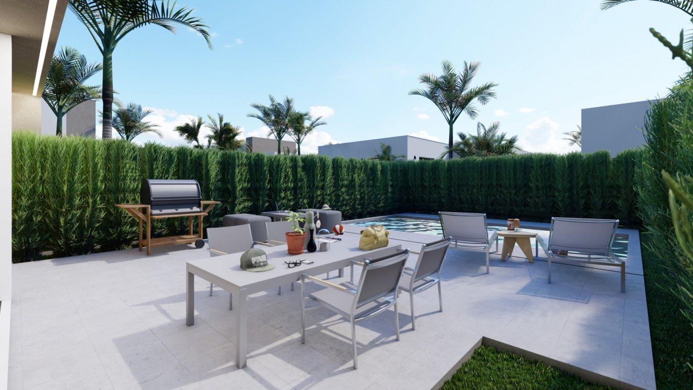 New build villas in los urrutias, murcia