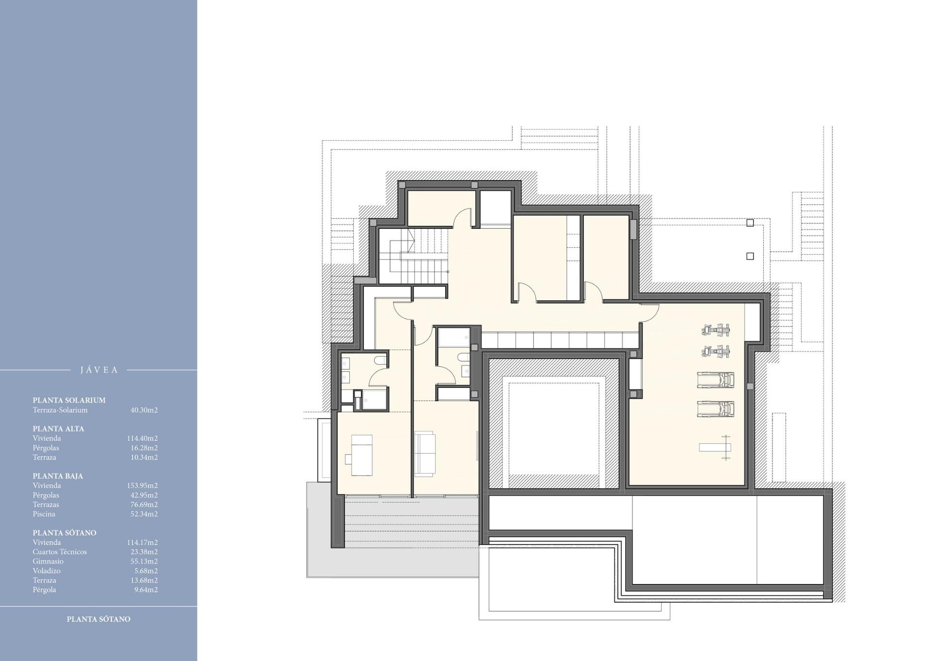 Luxury new build villa with sea views near granadella beach in javea