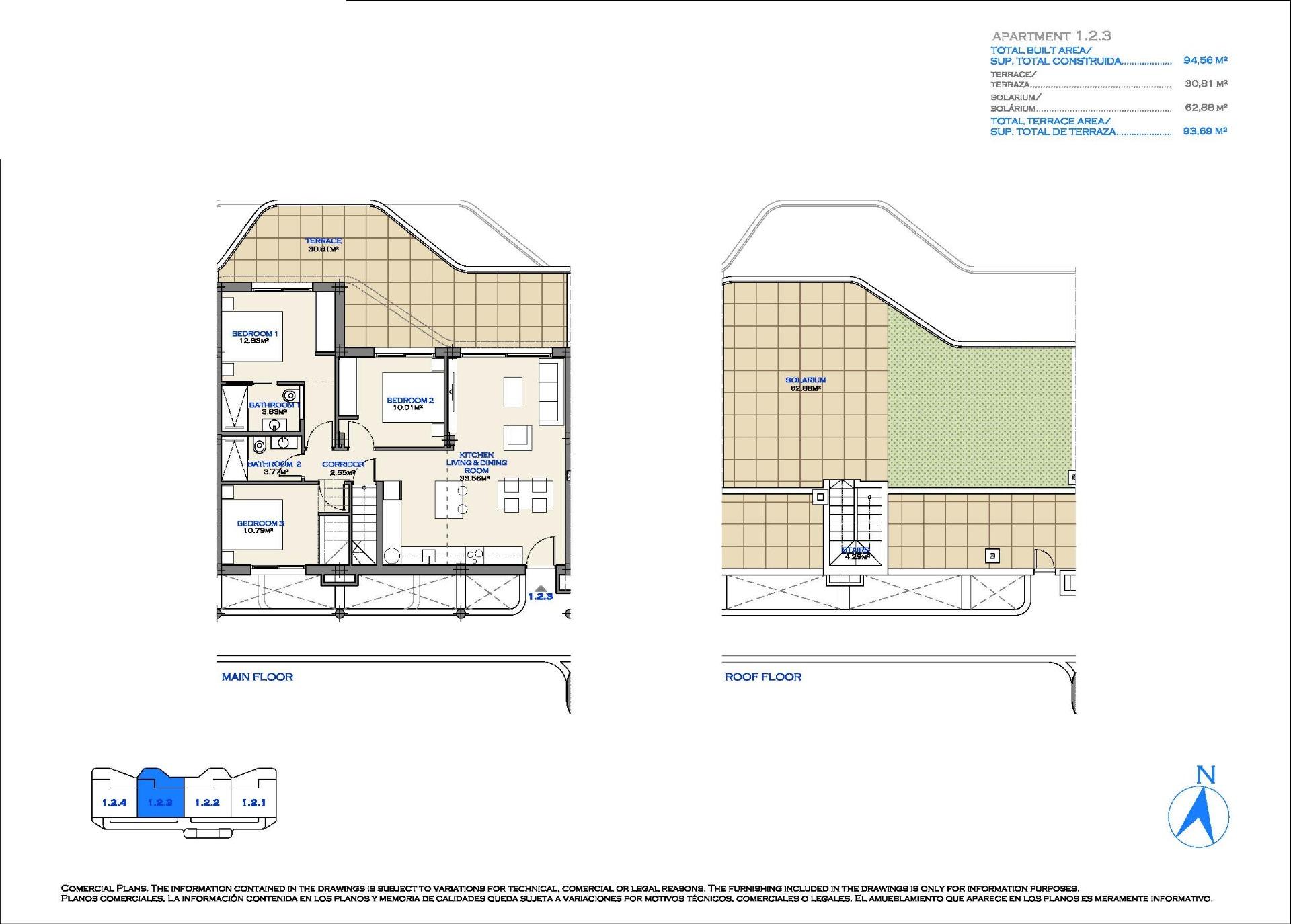 New build apartments and villas frontline golf in los alcazares costa calida