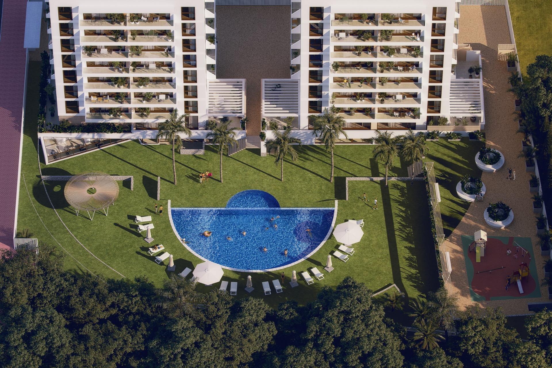 Modern new build apartments near the beach and marina in guardamar del segura