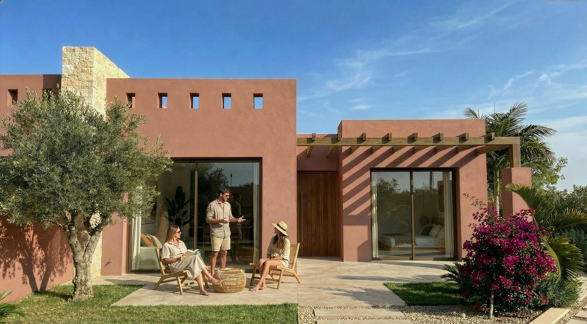 New build villas at el alba mediterranean resort in torre pacheco