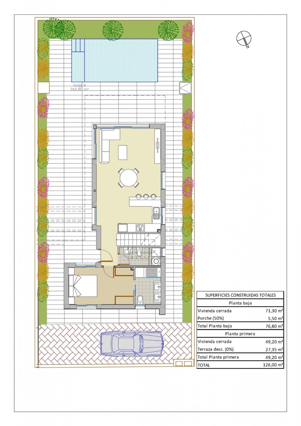 New build villas in pilar de la horadada on the golf course