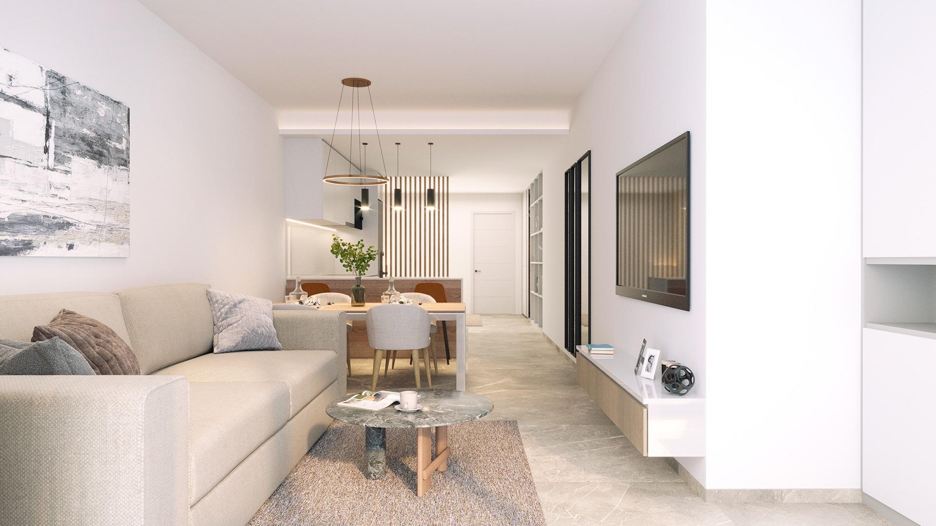 Modern apartments just 250m from playa del cura in torrevieja