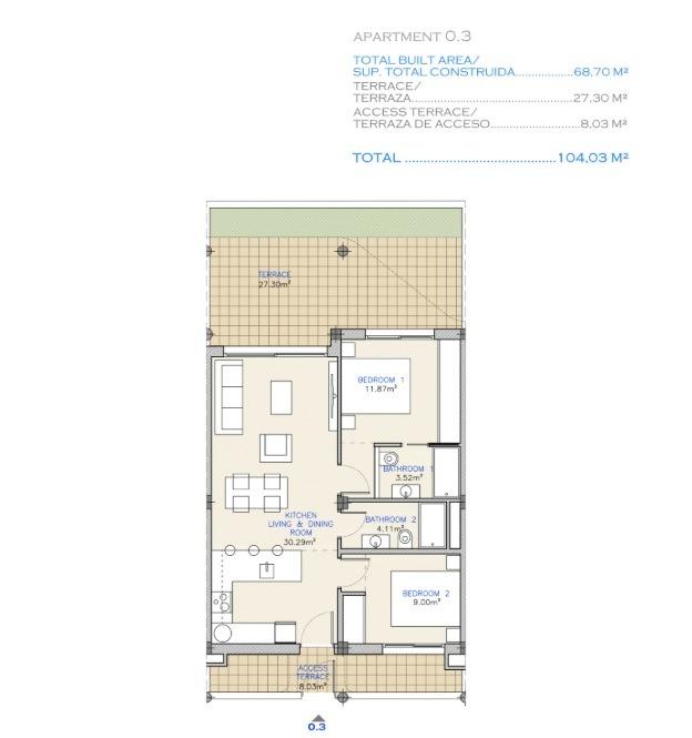 New build residential complex in los alcazares