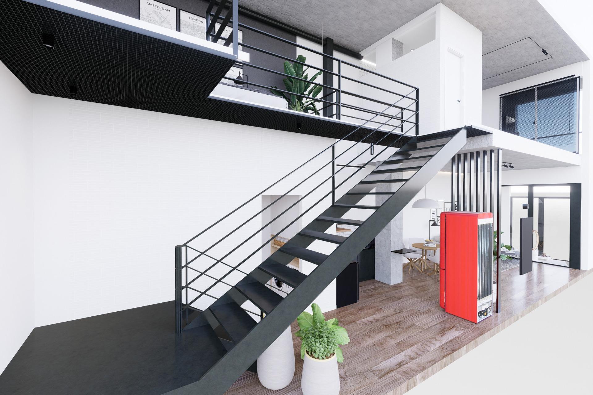 Modern duplex loft apartments in the heart of alicante