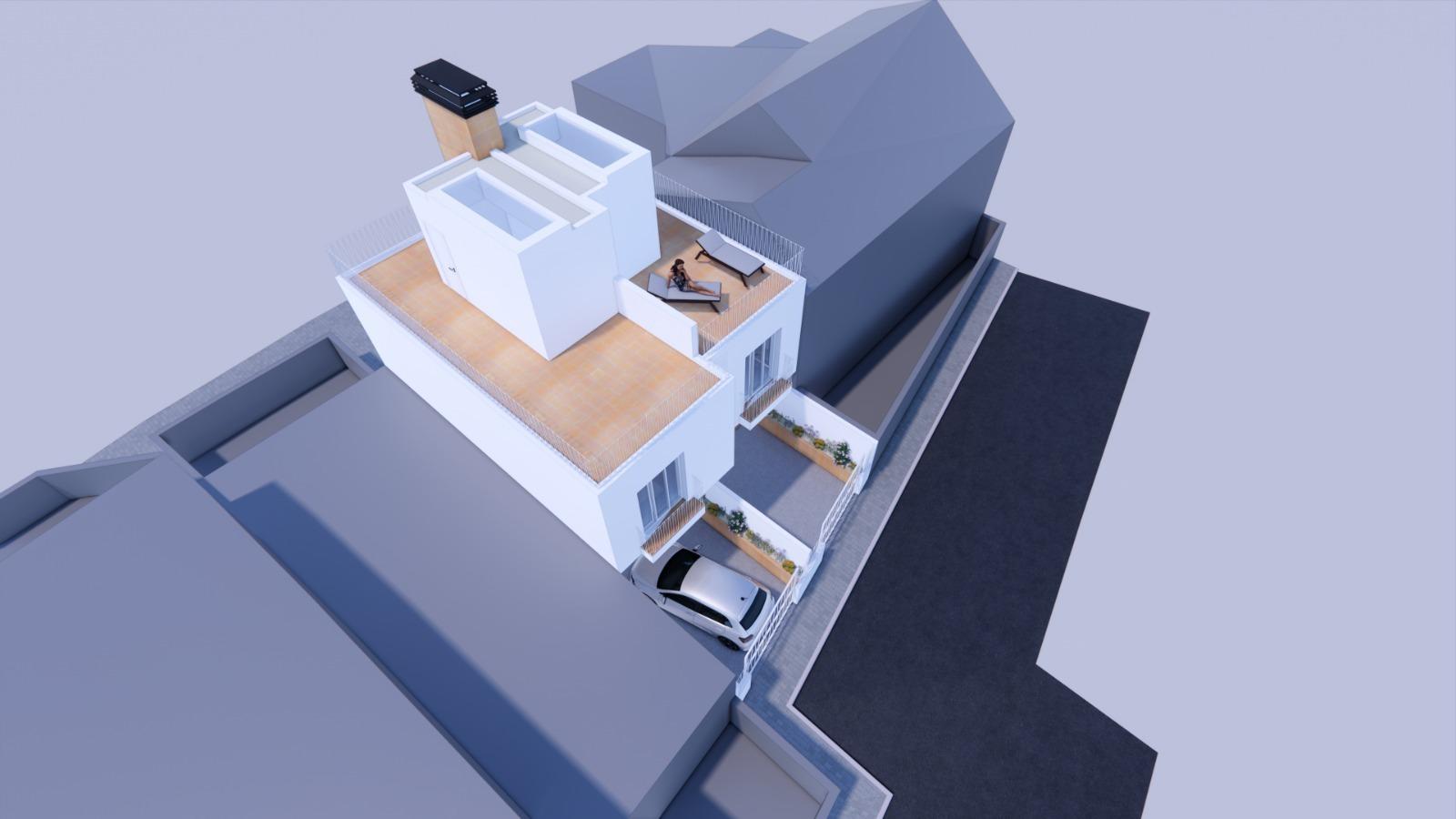 New build townhouses 50 m from the beach in la azohia cartagena