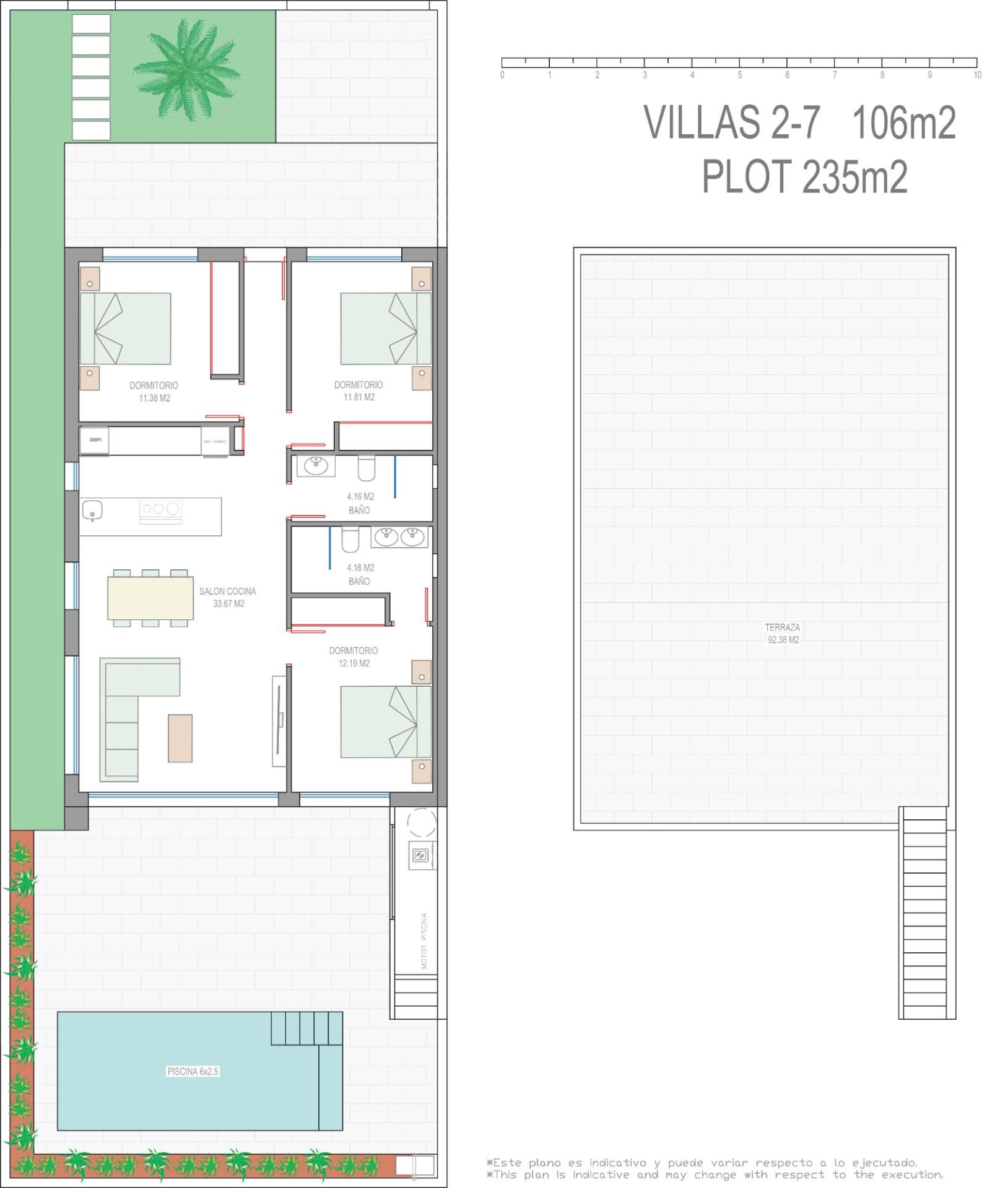 New build villas near serena golf in los alcazares