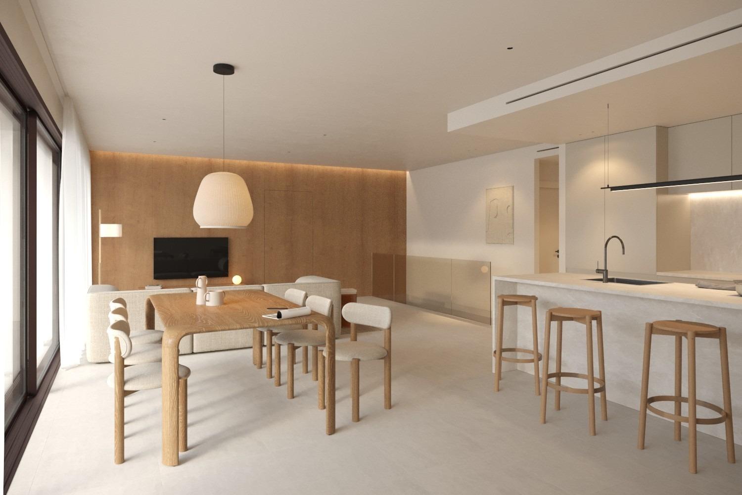New build corner quad villas with private pool in dolores, alicante