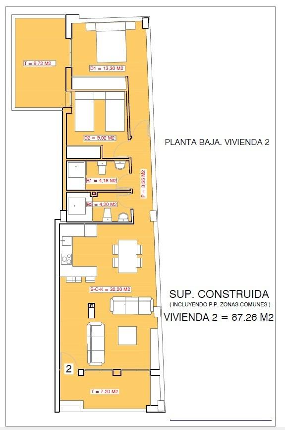 Modern apartments with rooftop pool just 250 metres from acequion beach
