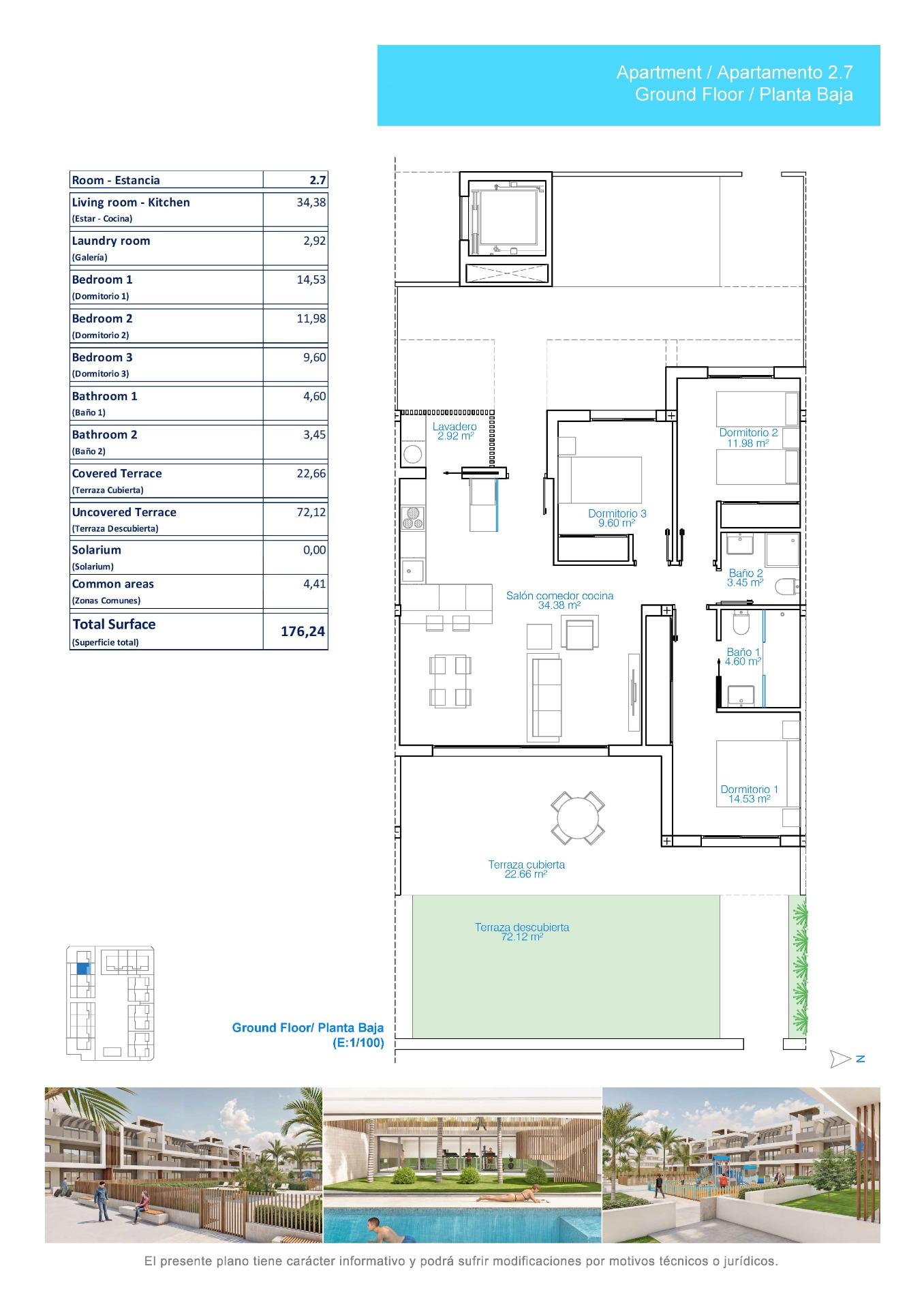 Luxury tourist apartments just 150m from las higuericas beach – torre de la horadada
