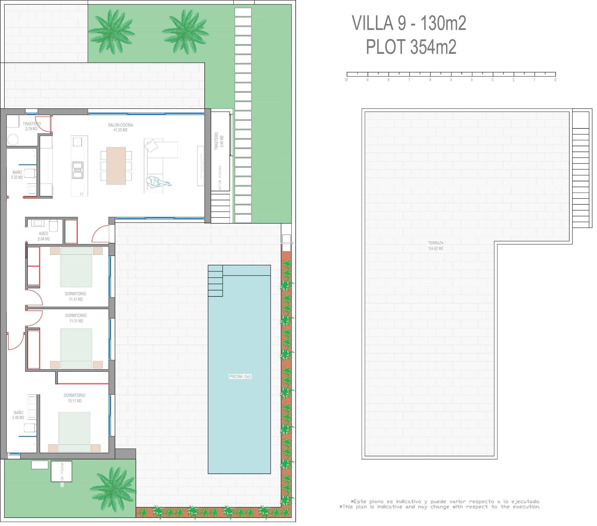 New build villas near serena golf in los alcazares