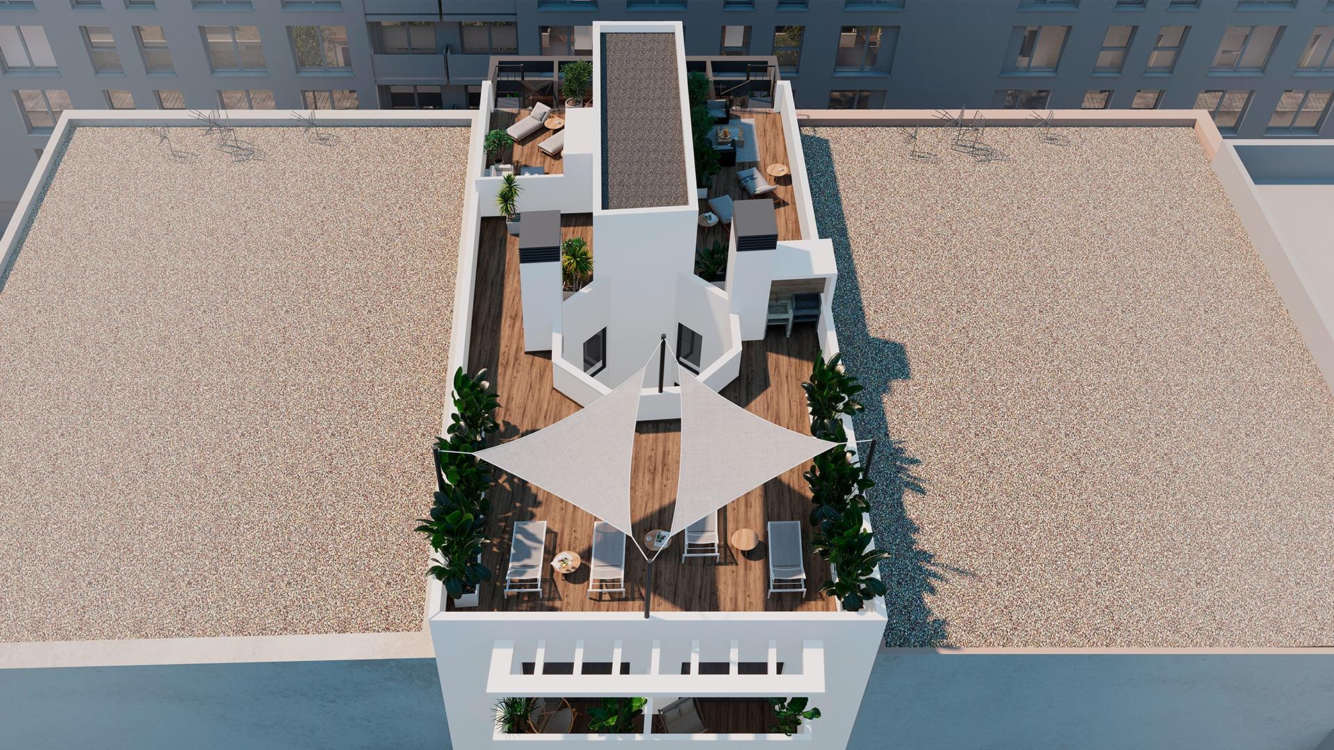 Modern apartments just 250m from playa del cura in torrevieja