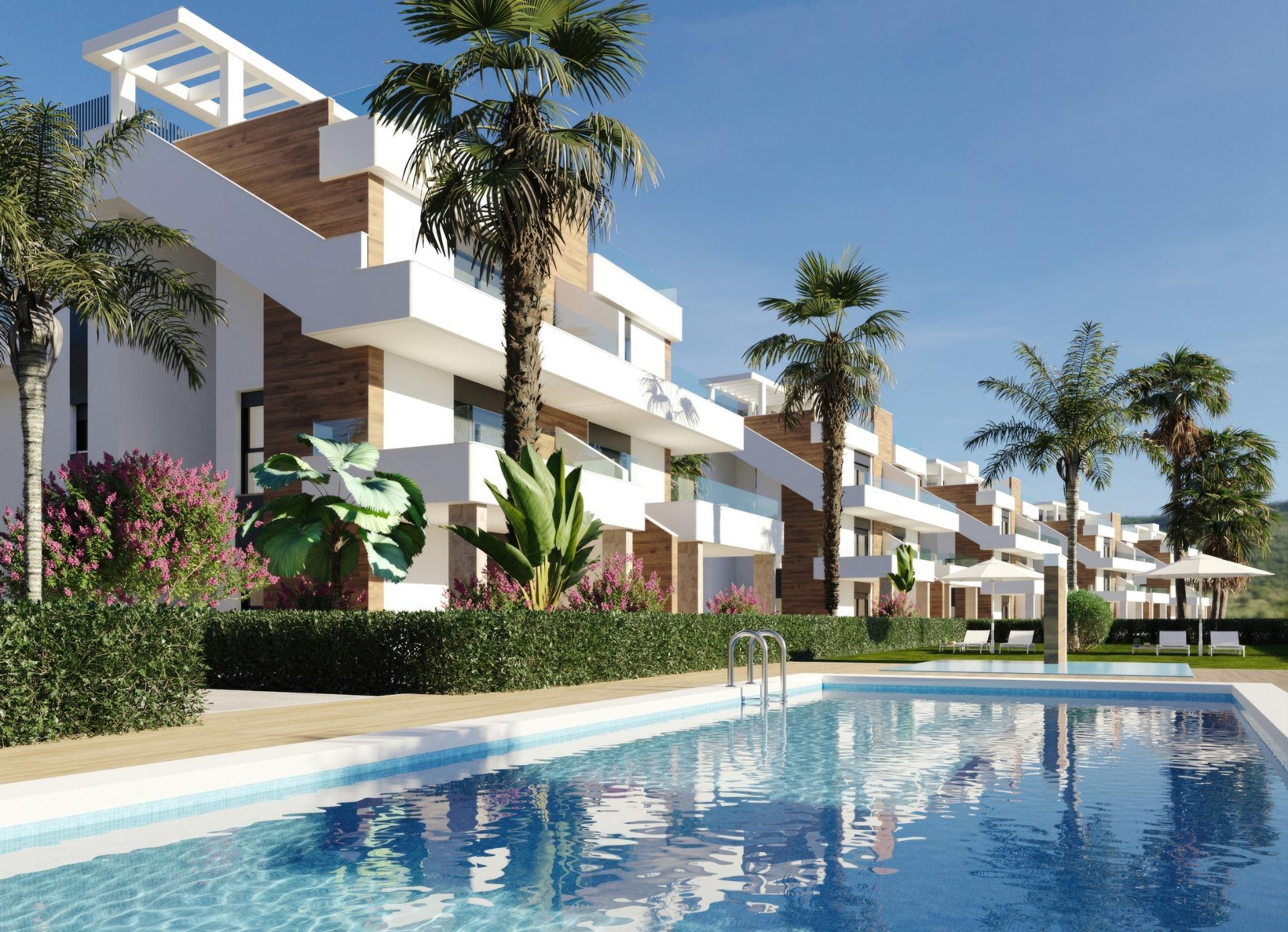 New build apartments in hacienda del Álamo golf resort, murcia