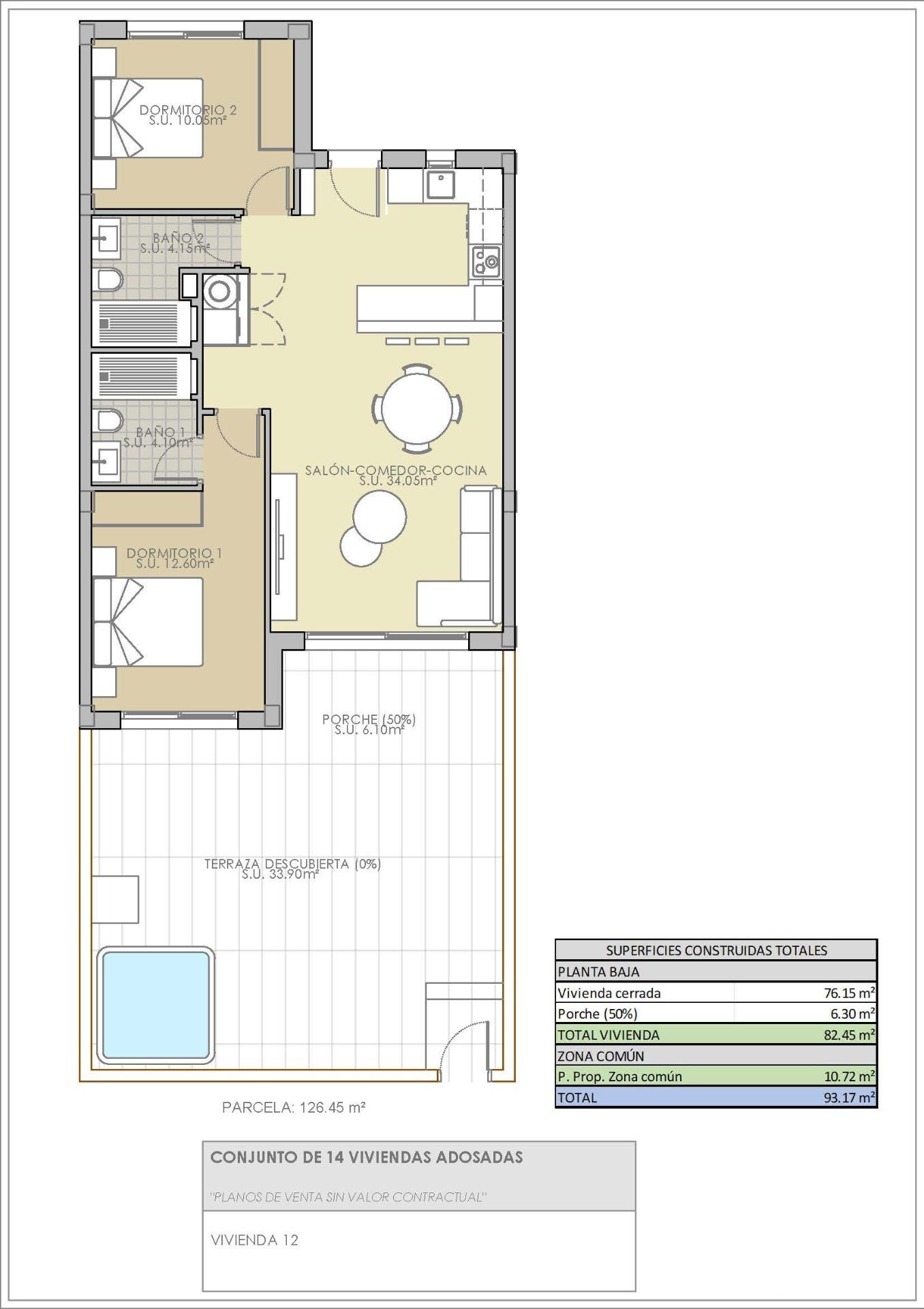 New build apartments in rojales close to golf and beaches
