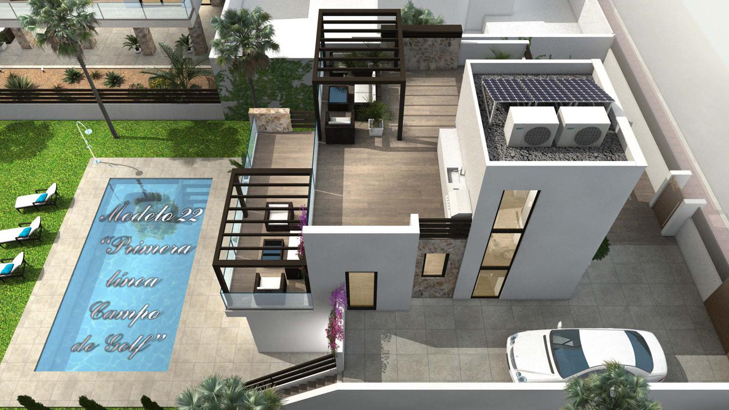 Luxury villa on the first line of the golf course
