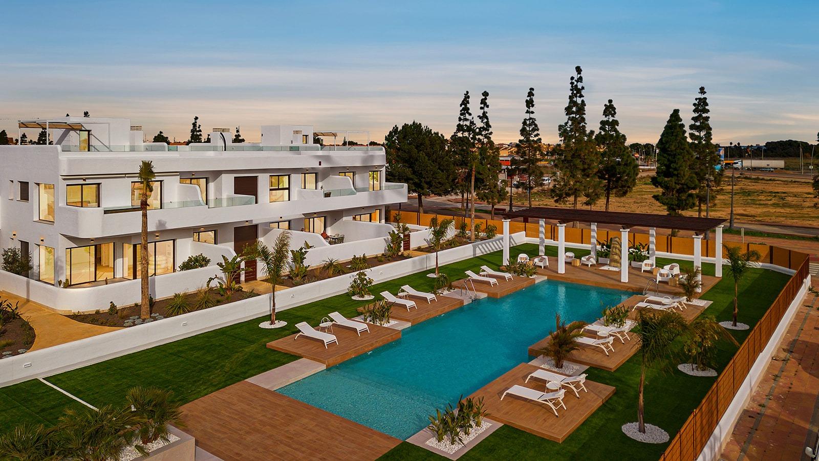 New build residential complex near serena golf and the mar menor in los alcazares