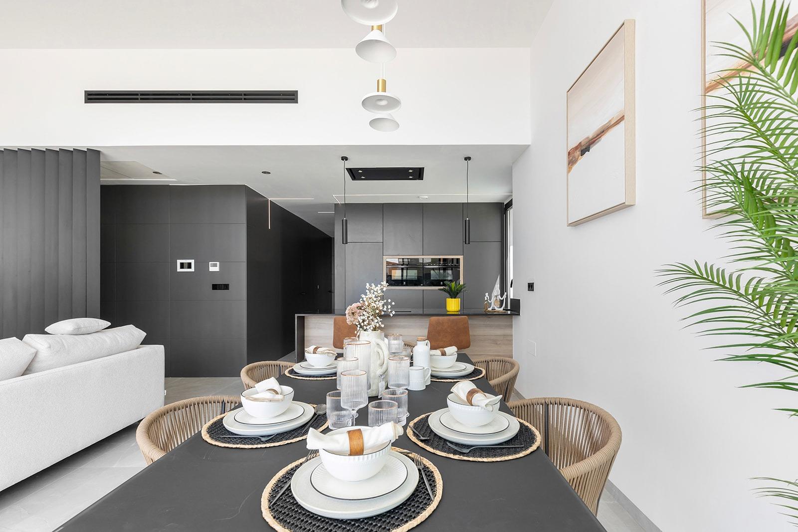 New-build one-story villas with private pool in torrevieja