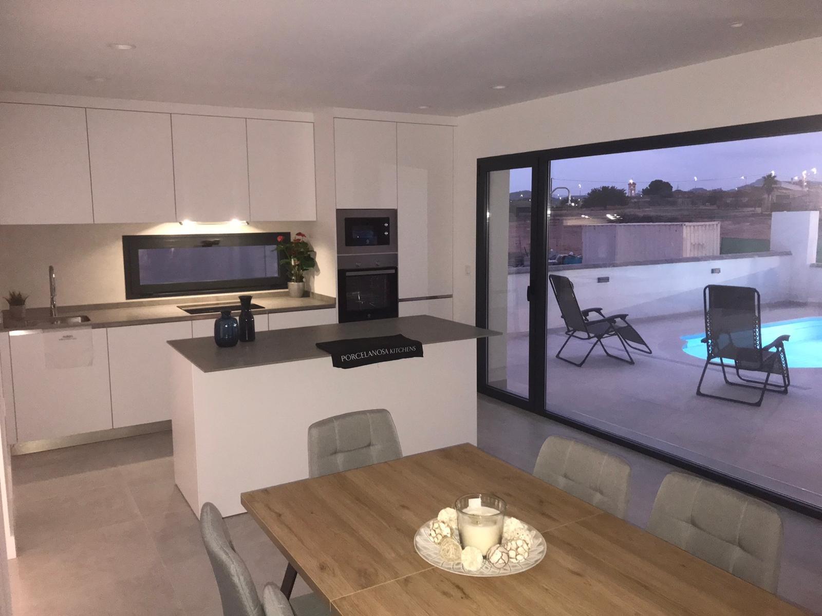 New build townhouses in fuente alamo, murcia