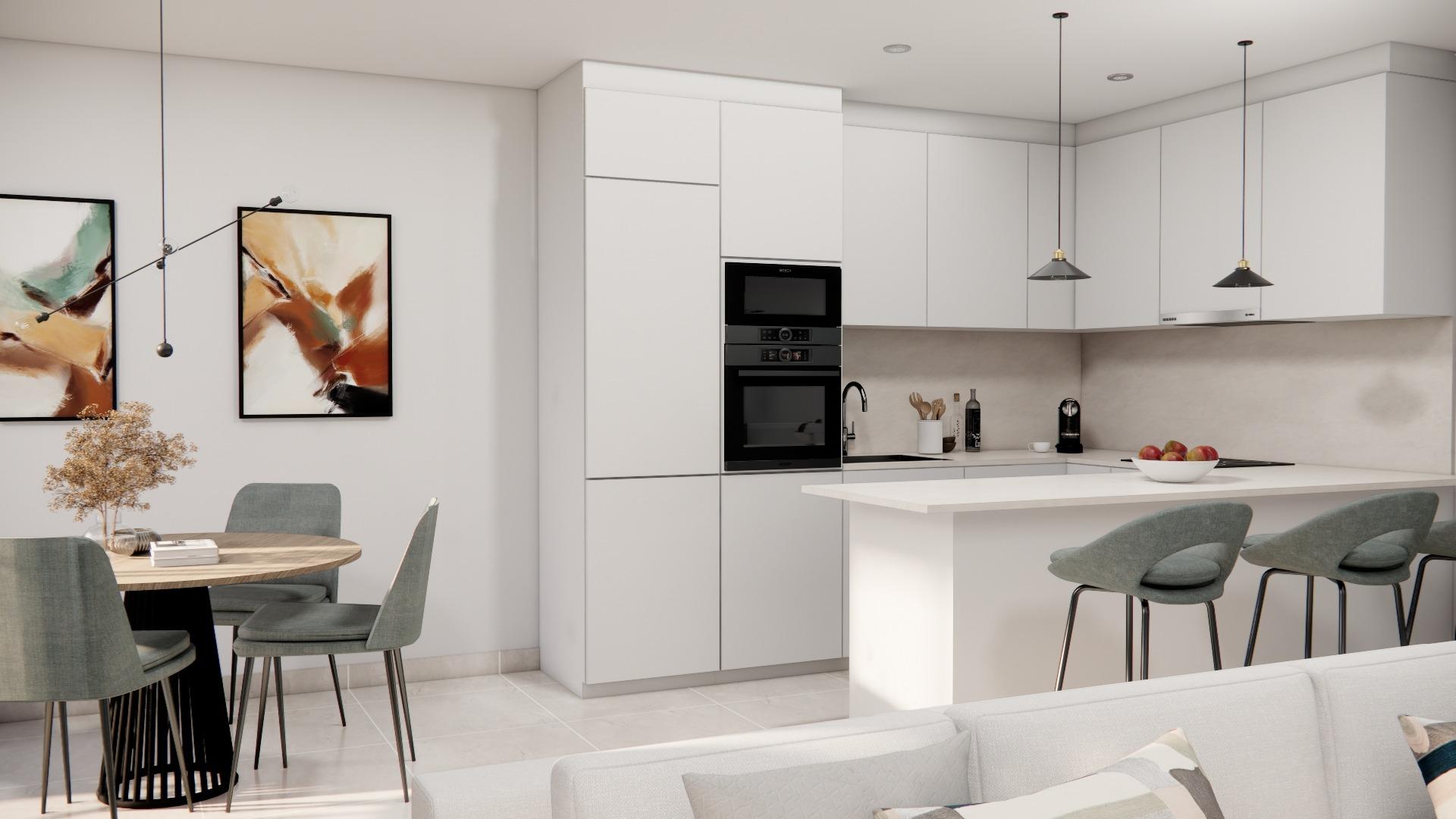 New build townhouses in rojales