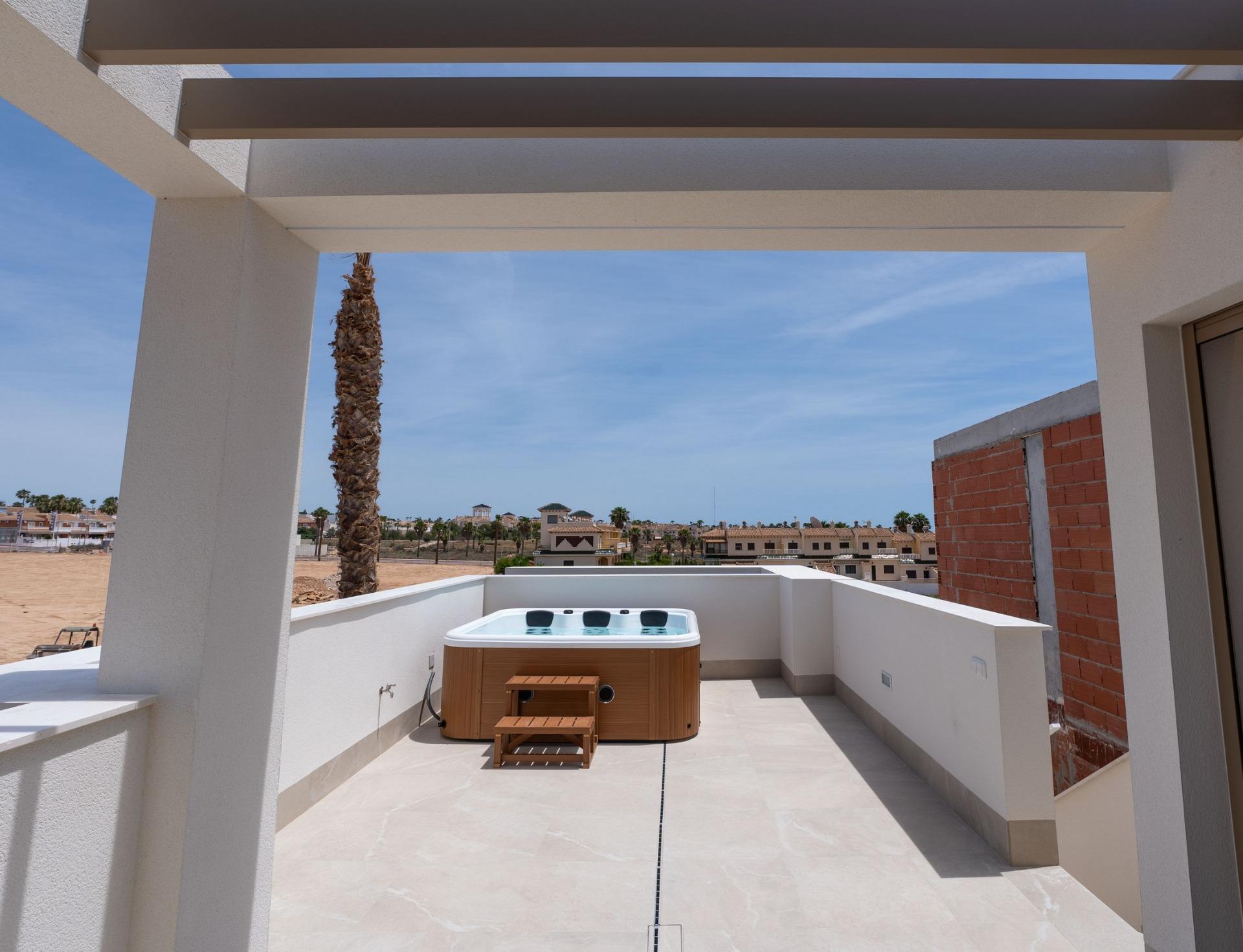 New build villas with private pool at serena golf-los alcazares