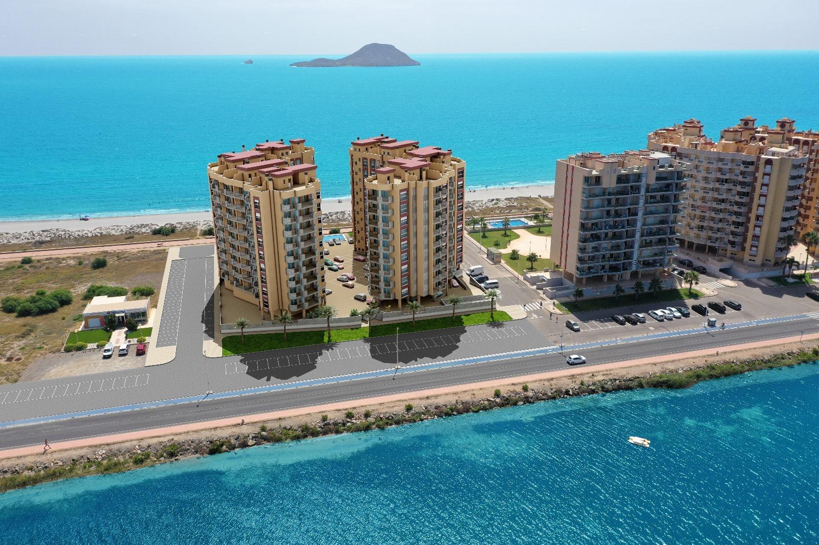 New build residential complex in la manga