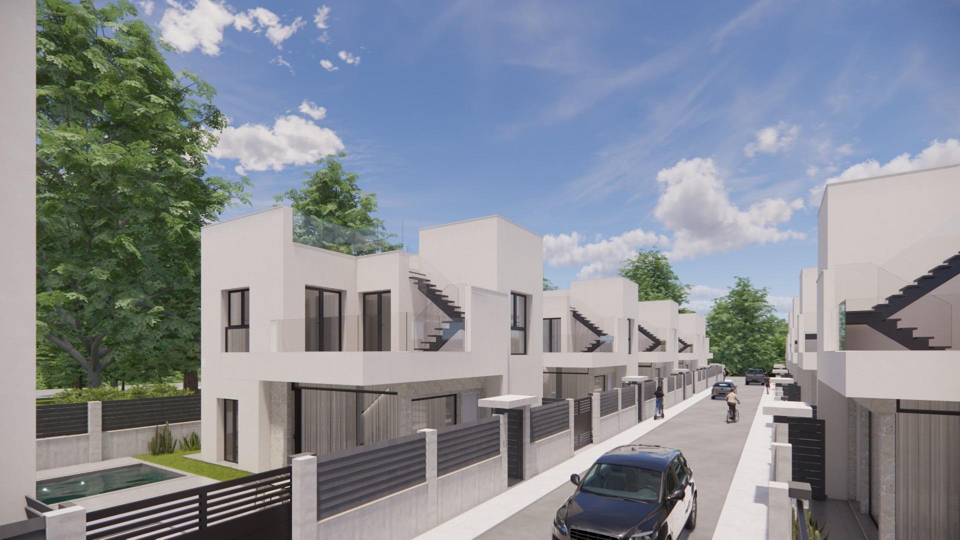 Modern new build villas in la herrada los montesinos with private pool