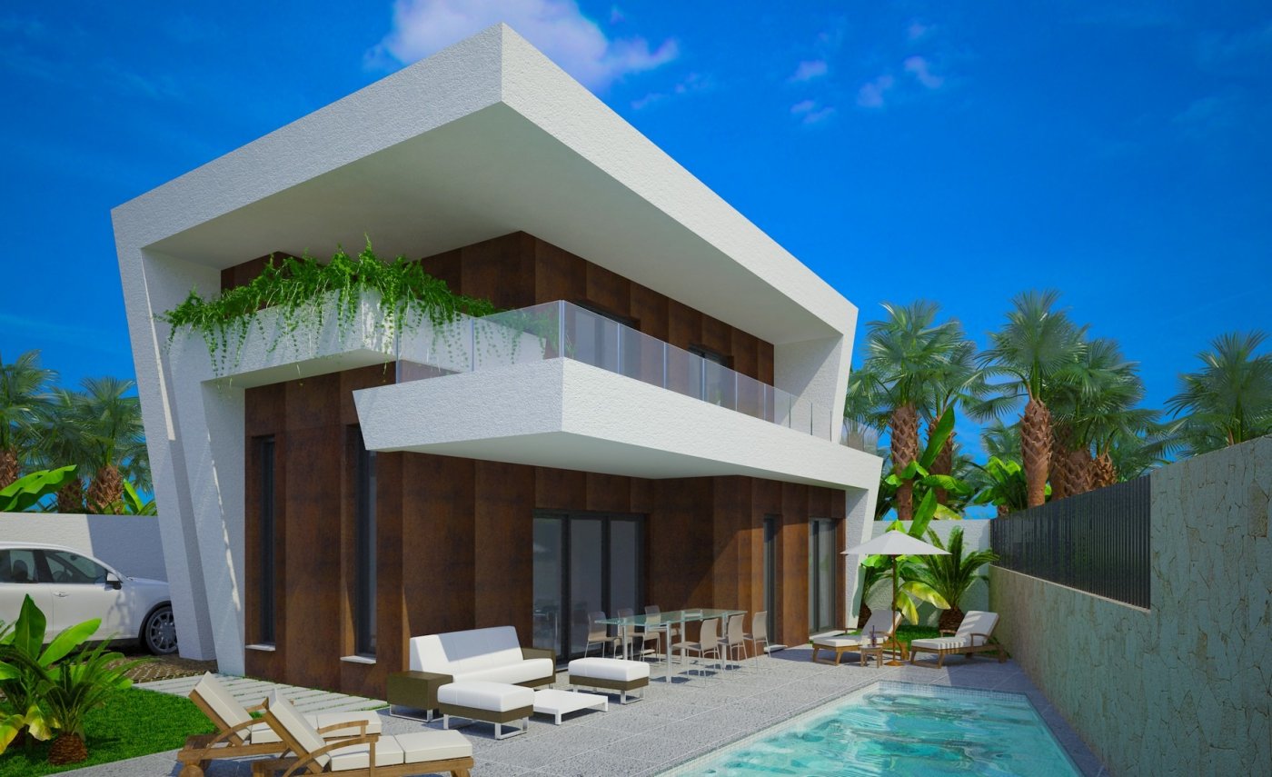 New build modern villas in benijofar