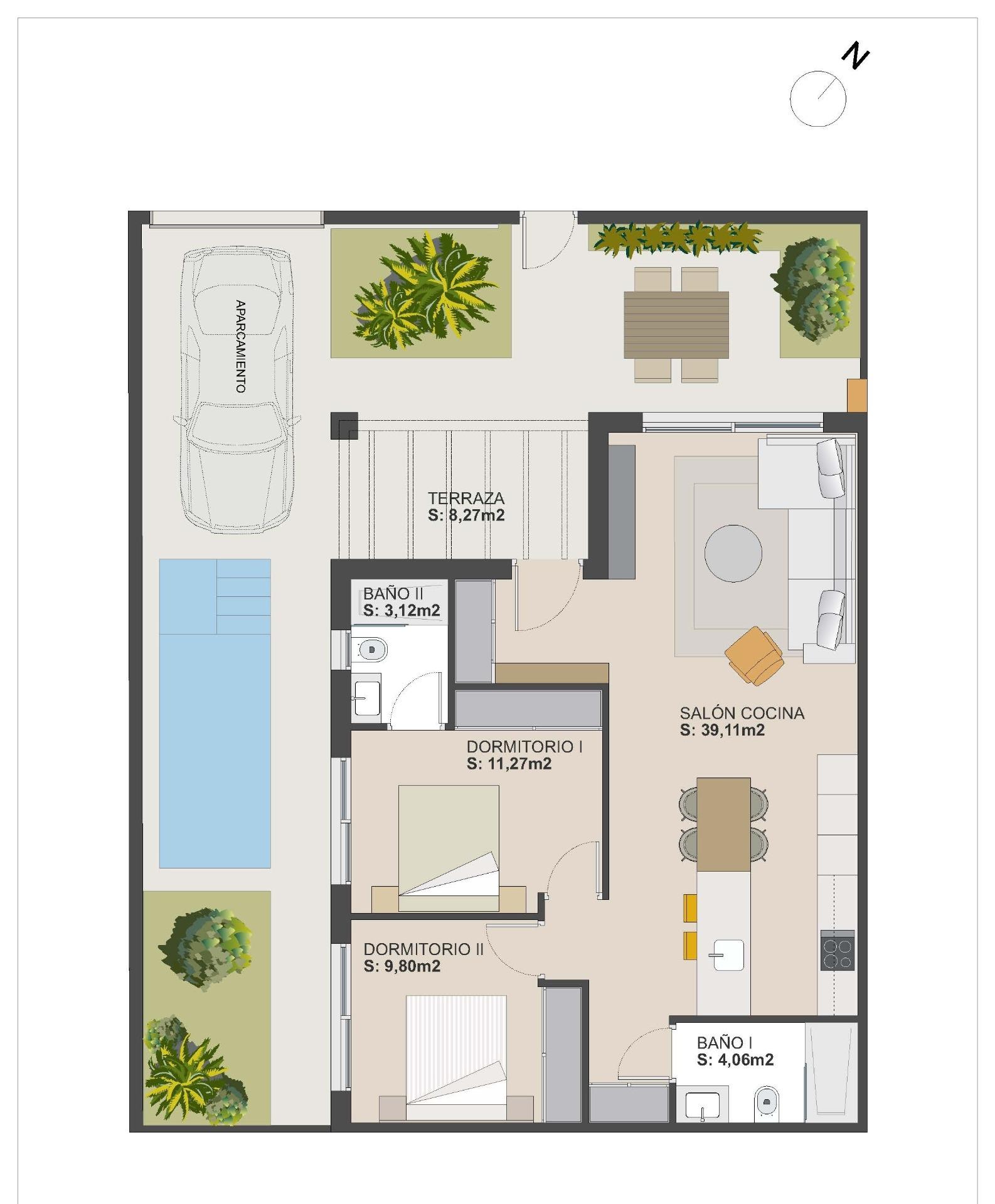 New build villas at el alba mediterranean resort in torre pacheco