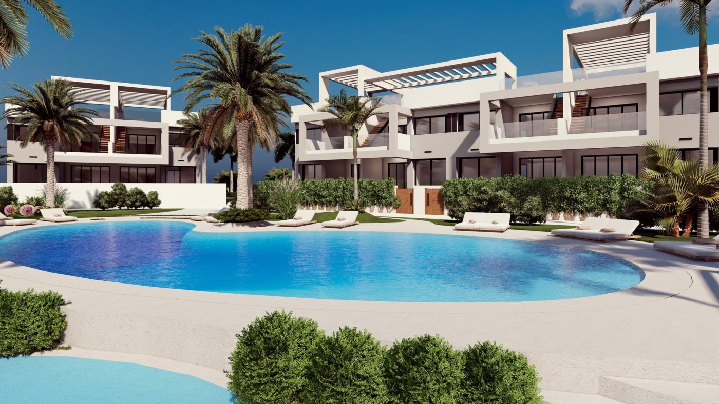 New build residential of bungalow apartments in los balcones