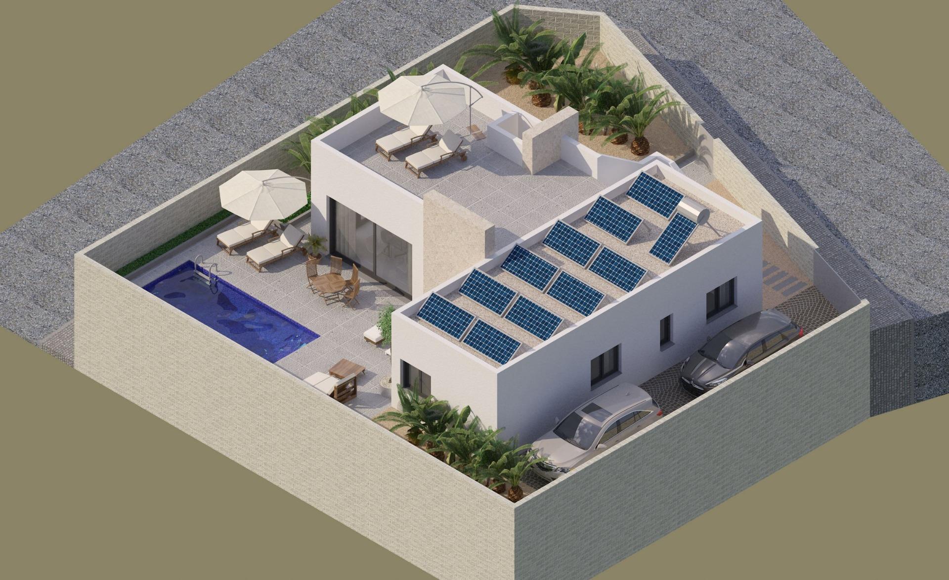 New build modern villa in benijofar