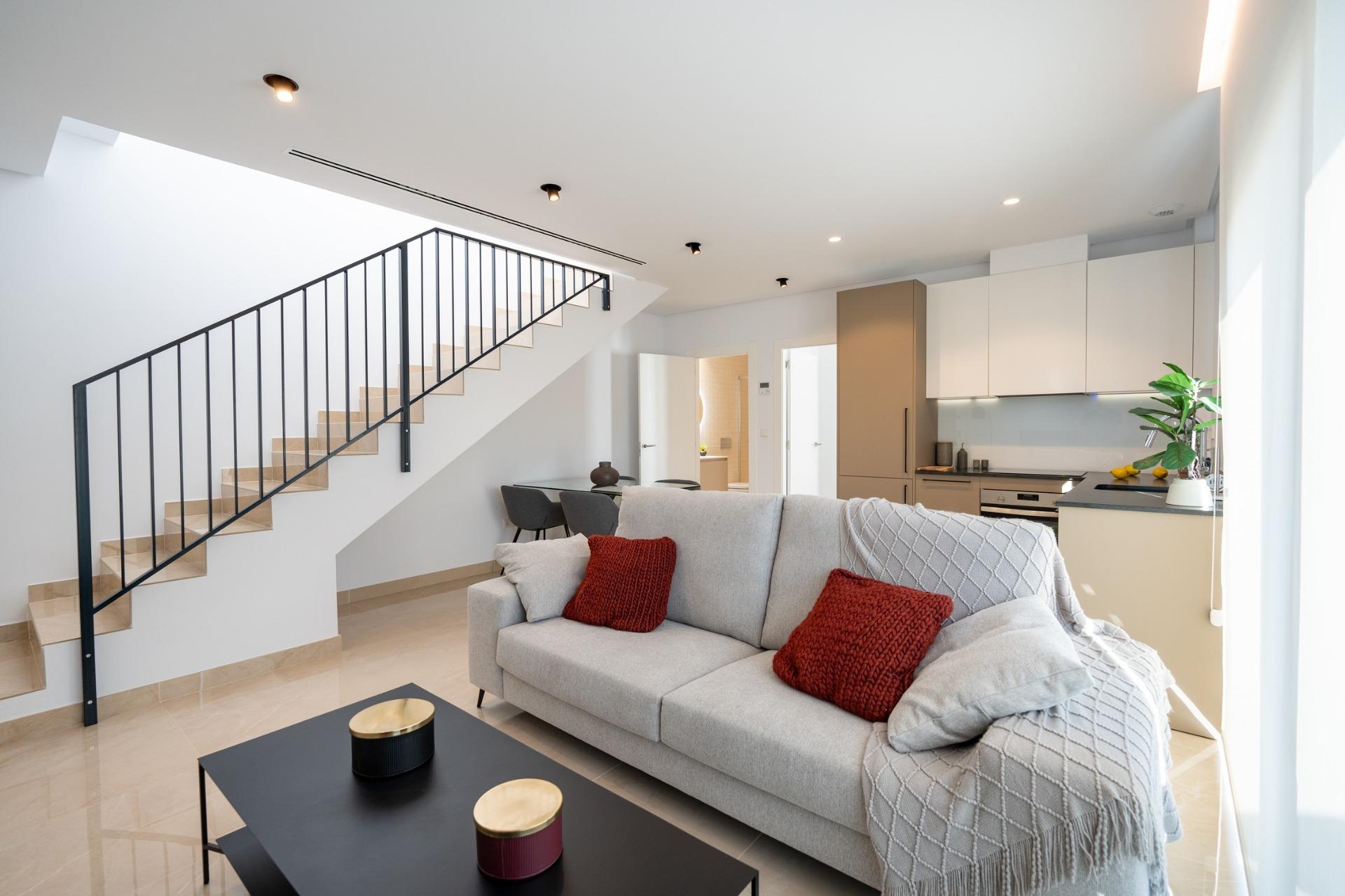 New build townhouses and quads in gran alacant near the beach