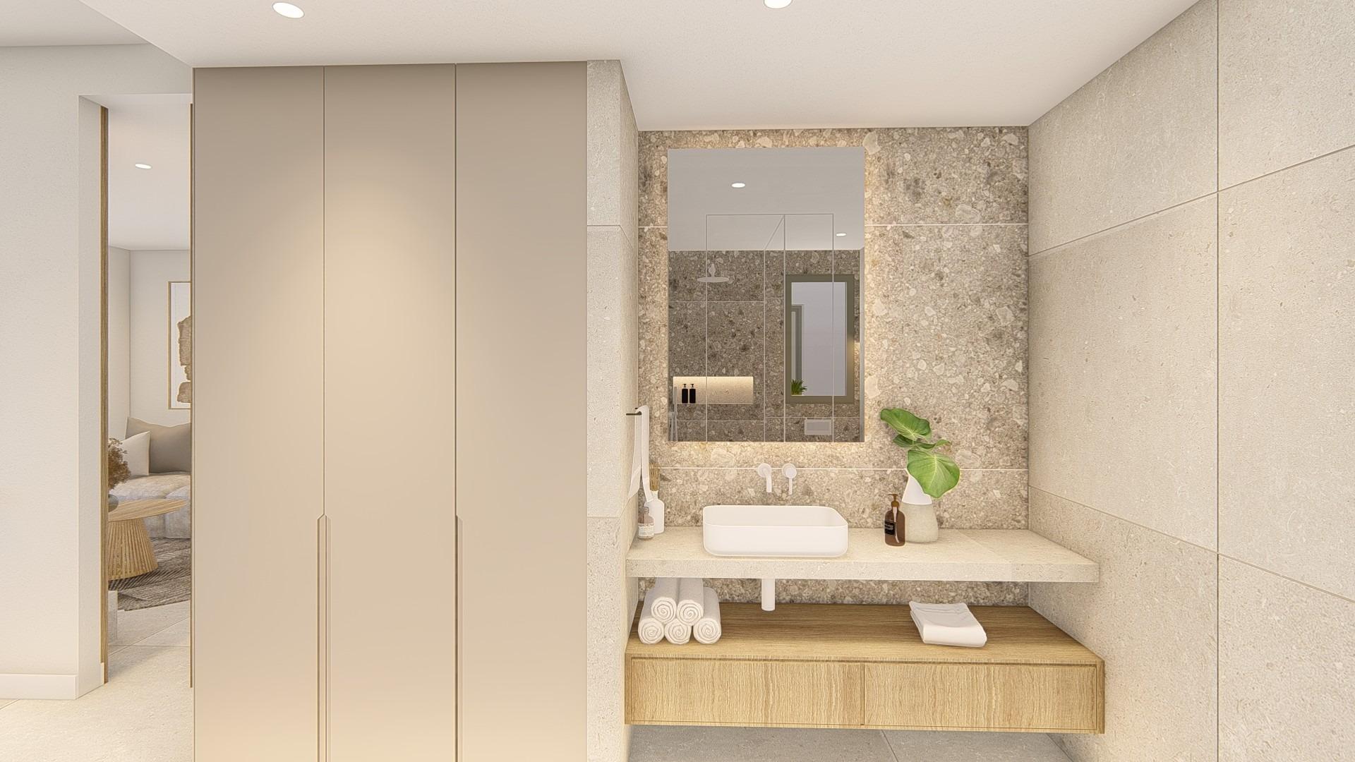 New build resort apartments at la serena golf-los alcazares near the beach
