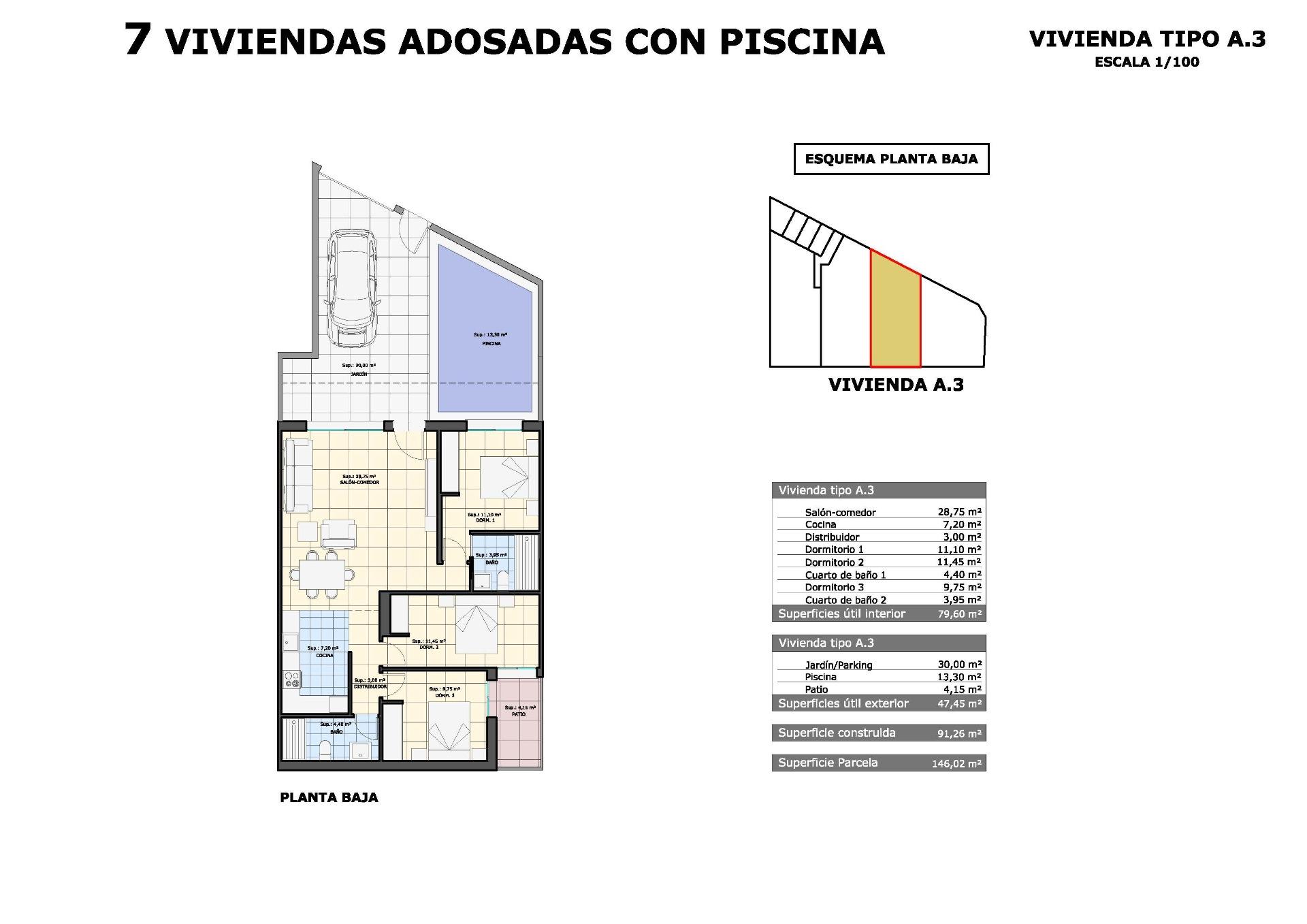 New build homes in pilar de la horadada with private pool