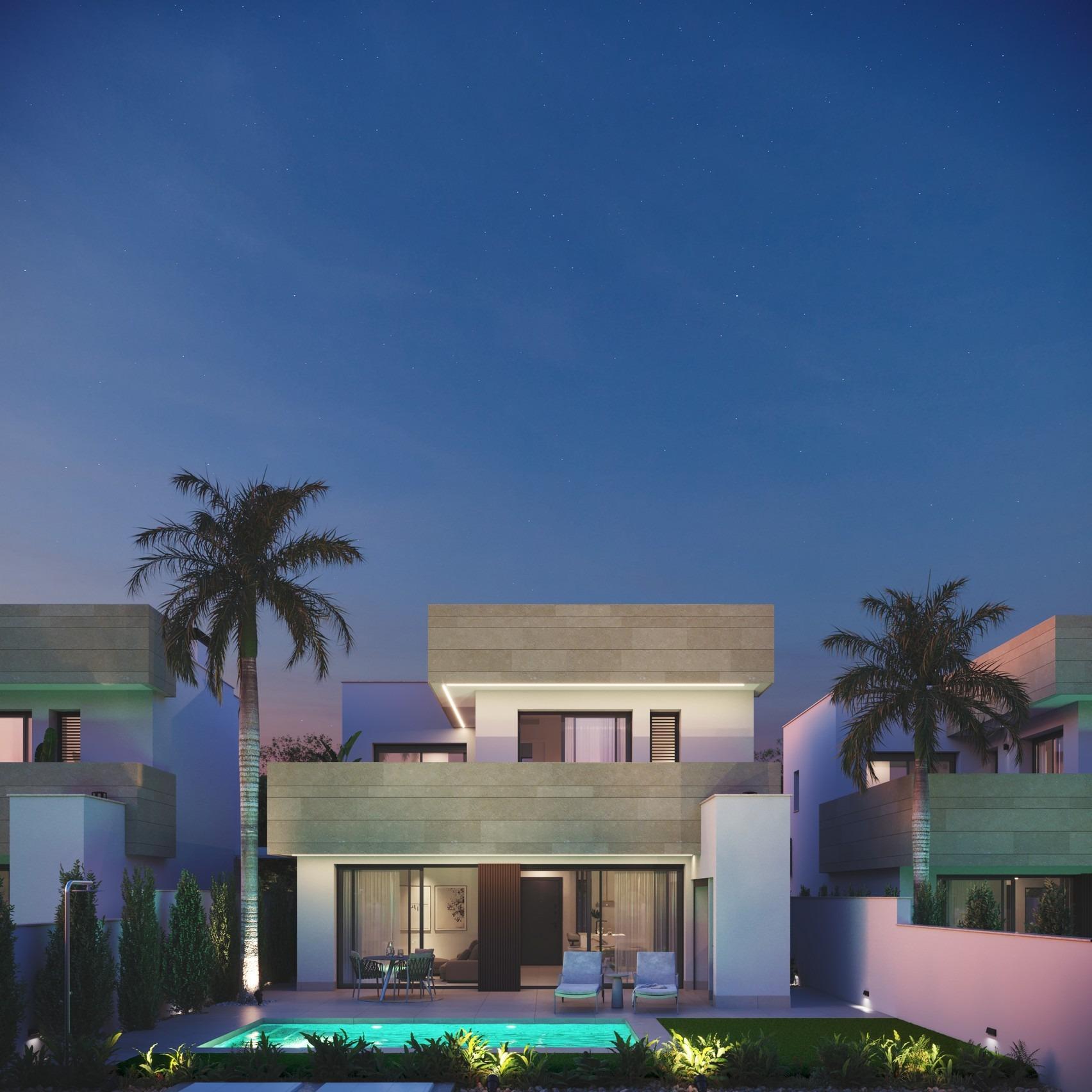 Modern new build villas near the beach in santiago de la ribera