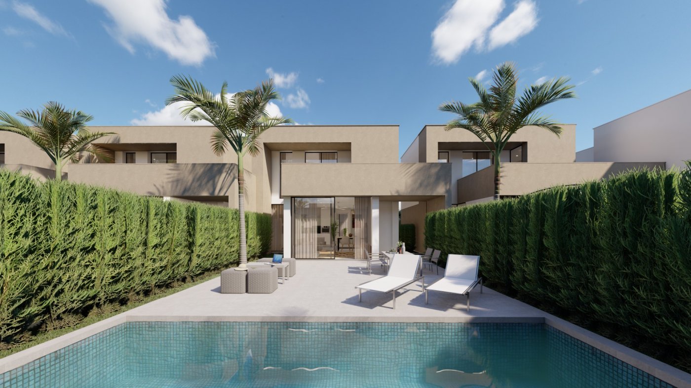 New build villas in los urrutias, murcia