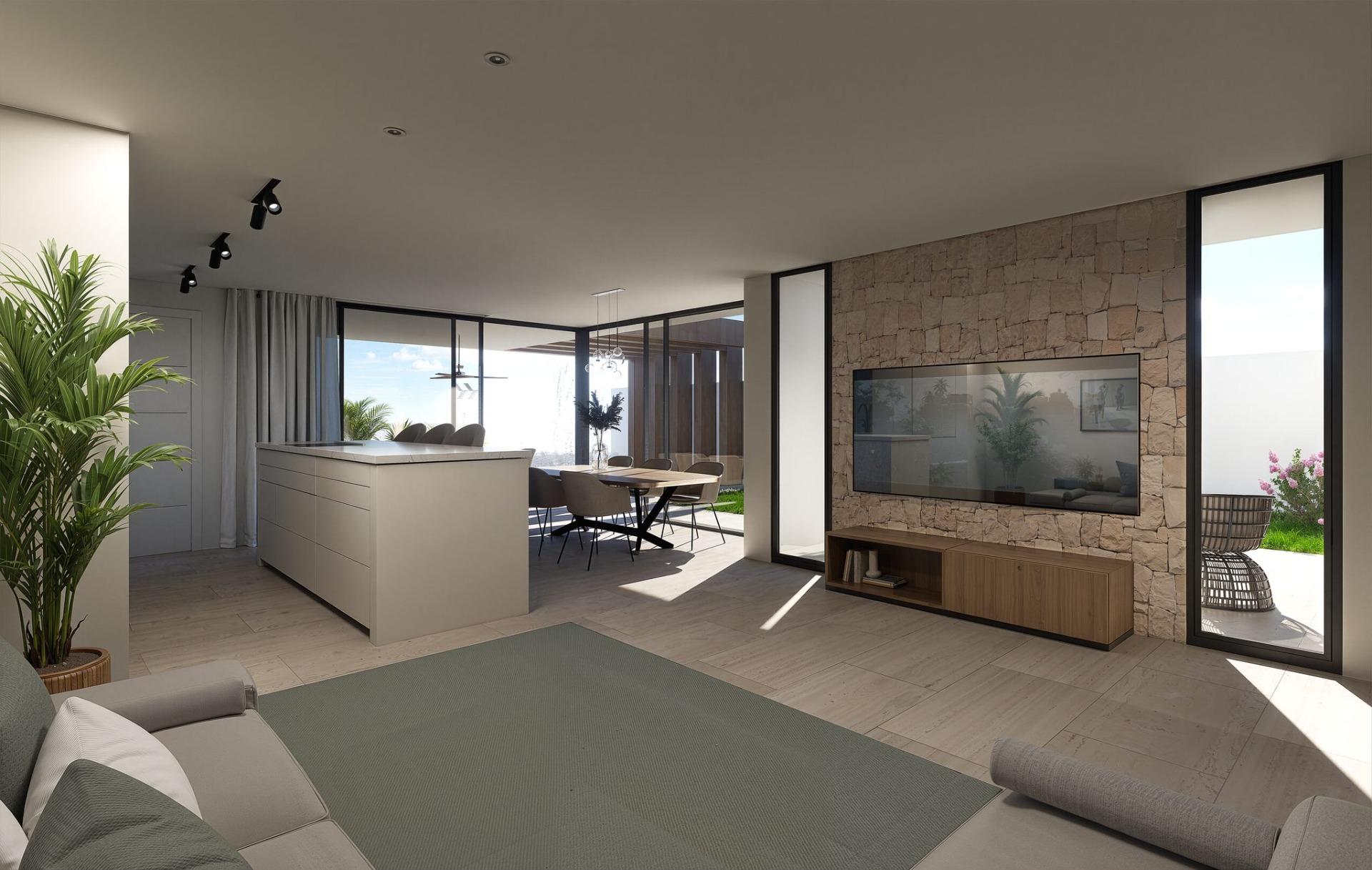 Exclusive front line lake semi detached villas in santa rosalia lake and life resort