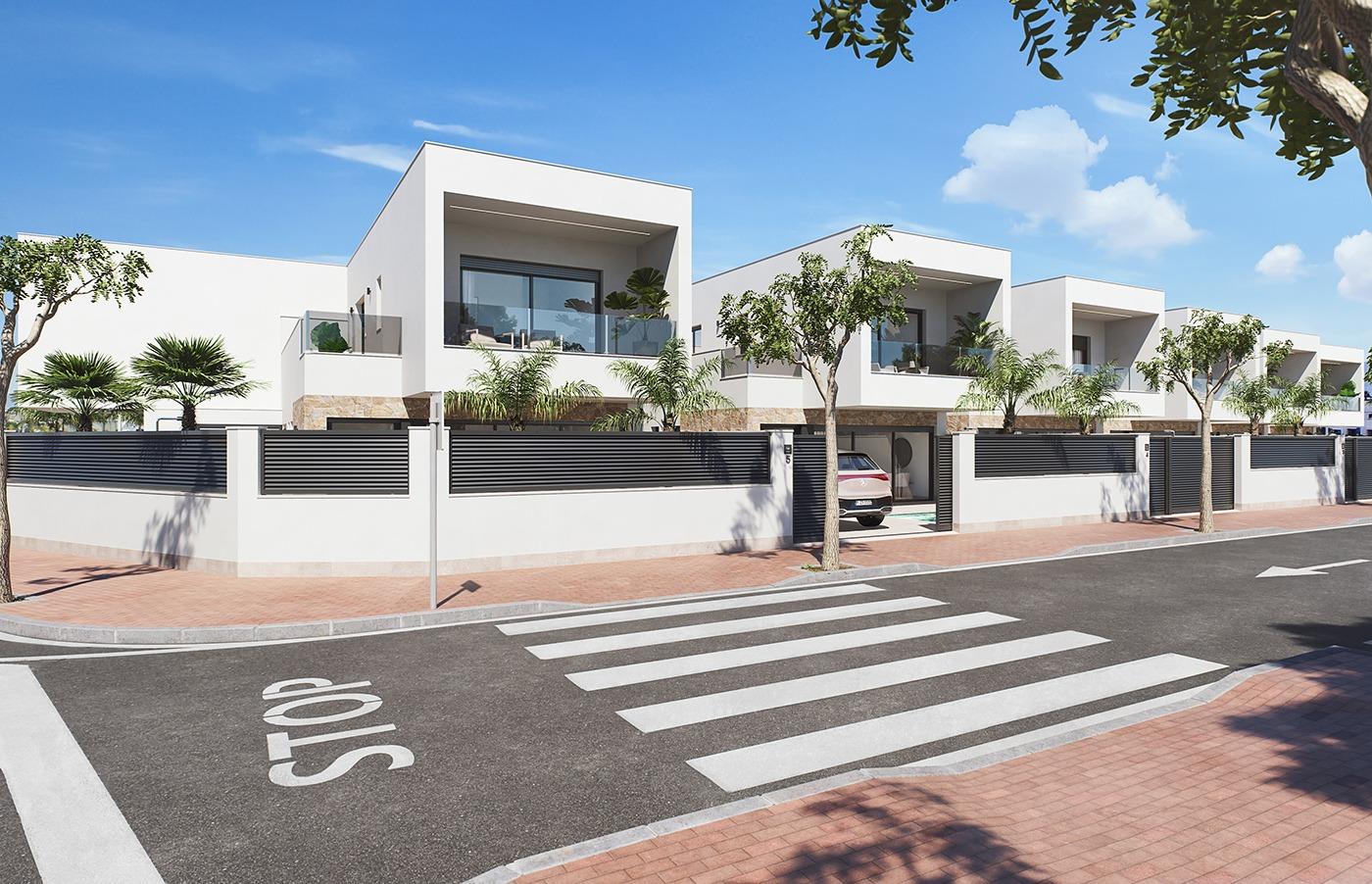 Modern new build villas with private pool in san pedro del pinatar