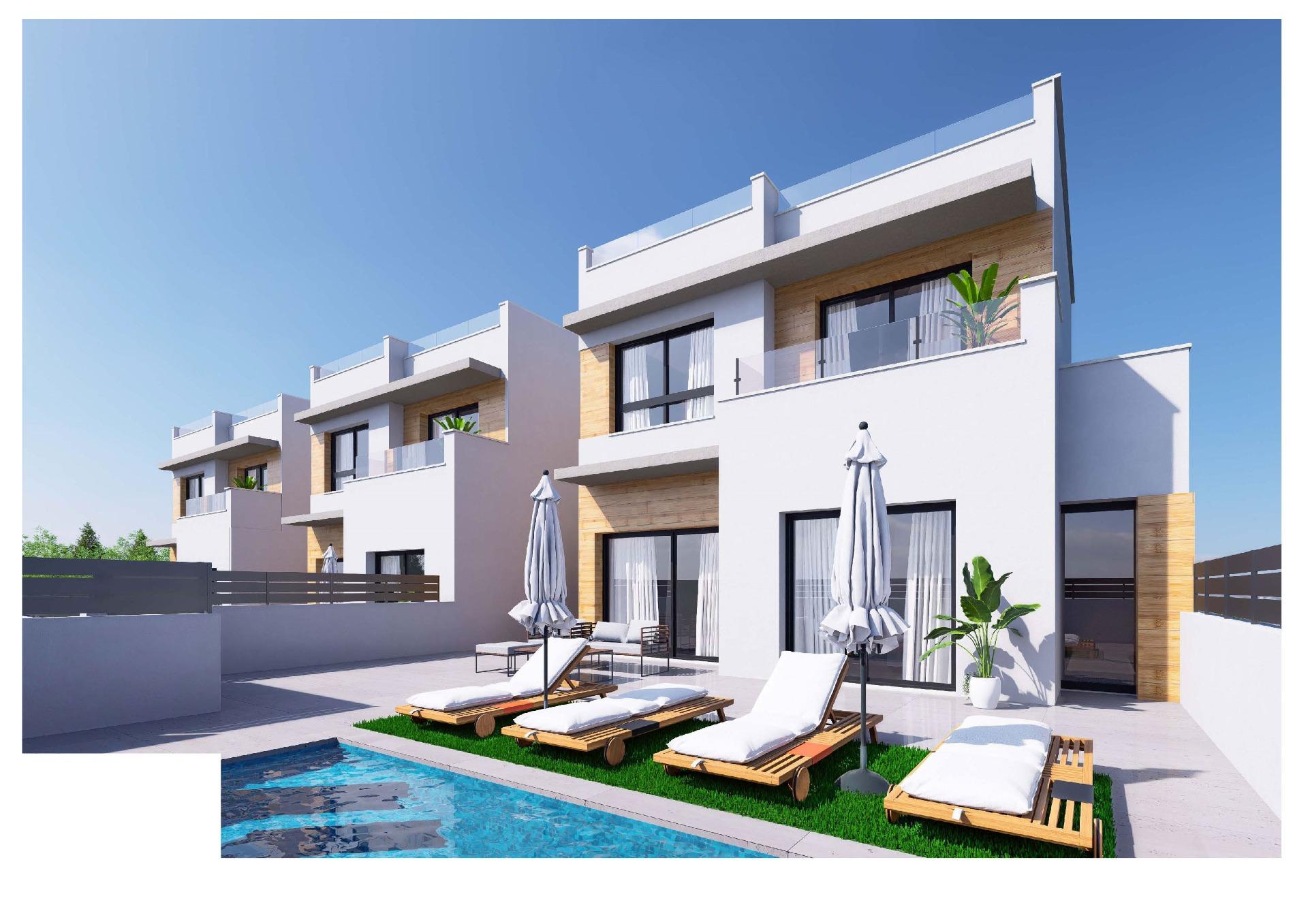 Luxury new build semi-detached villas in benijófar, costa blanca