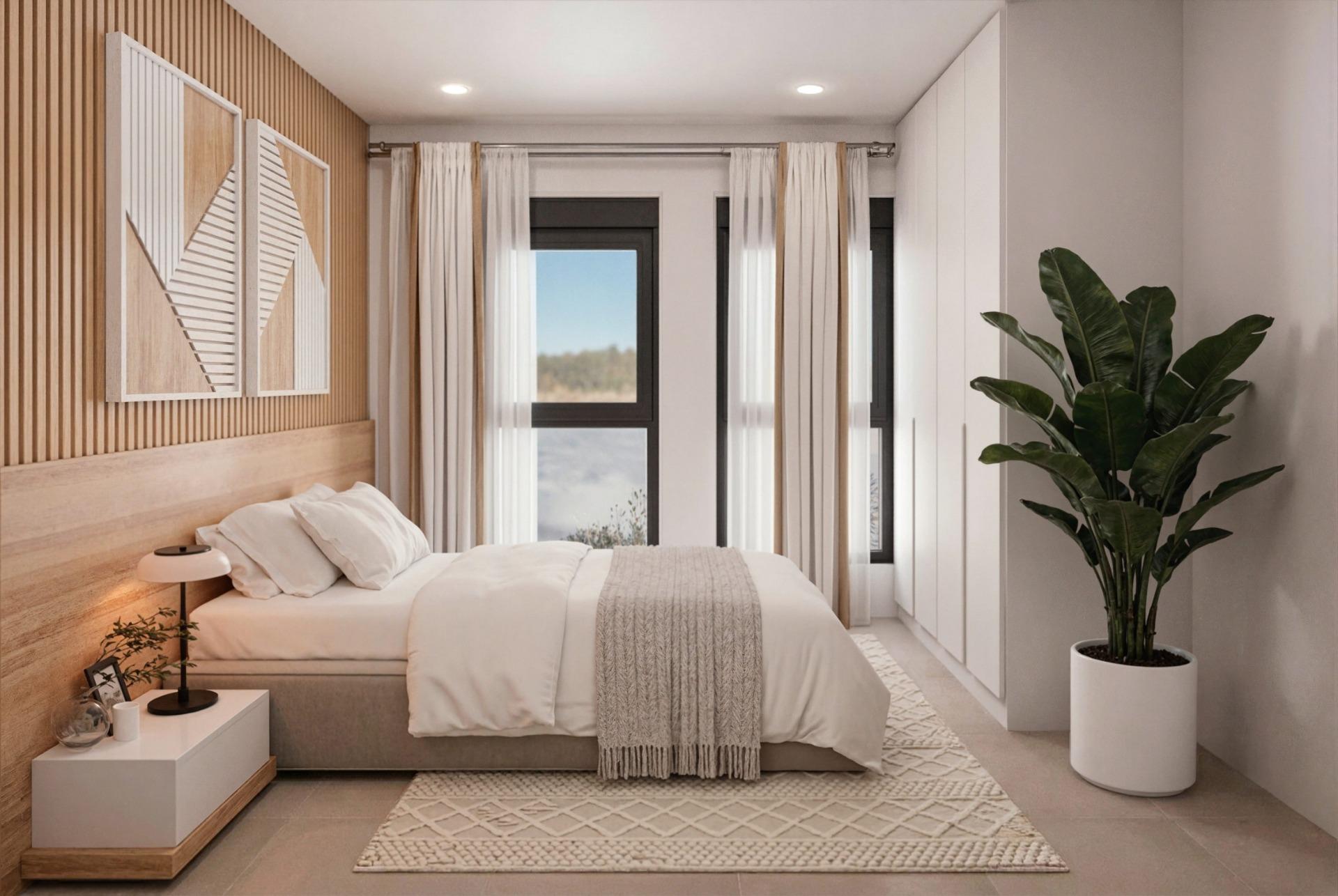 New build villas in camposol golf (mazarron-murcia) with private solarium and basement