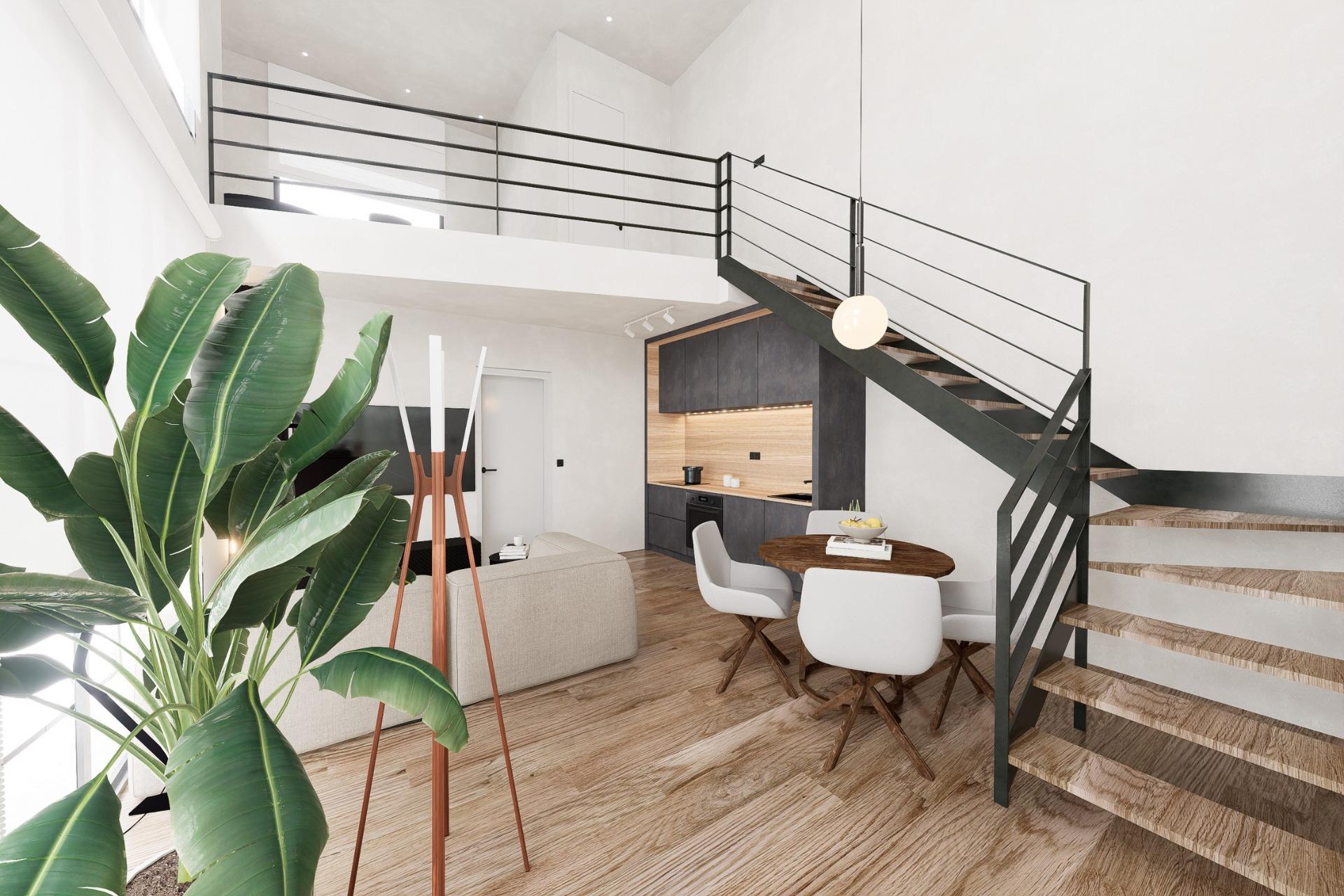 Modern duplex loft apartments in the heart of alicante