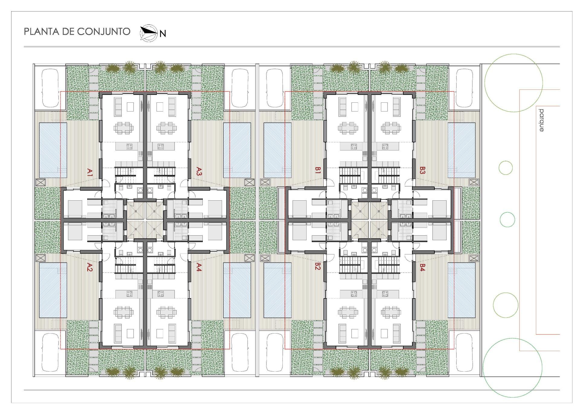 Modern new build quad villas in bigastro, alicante