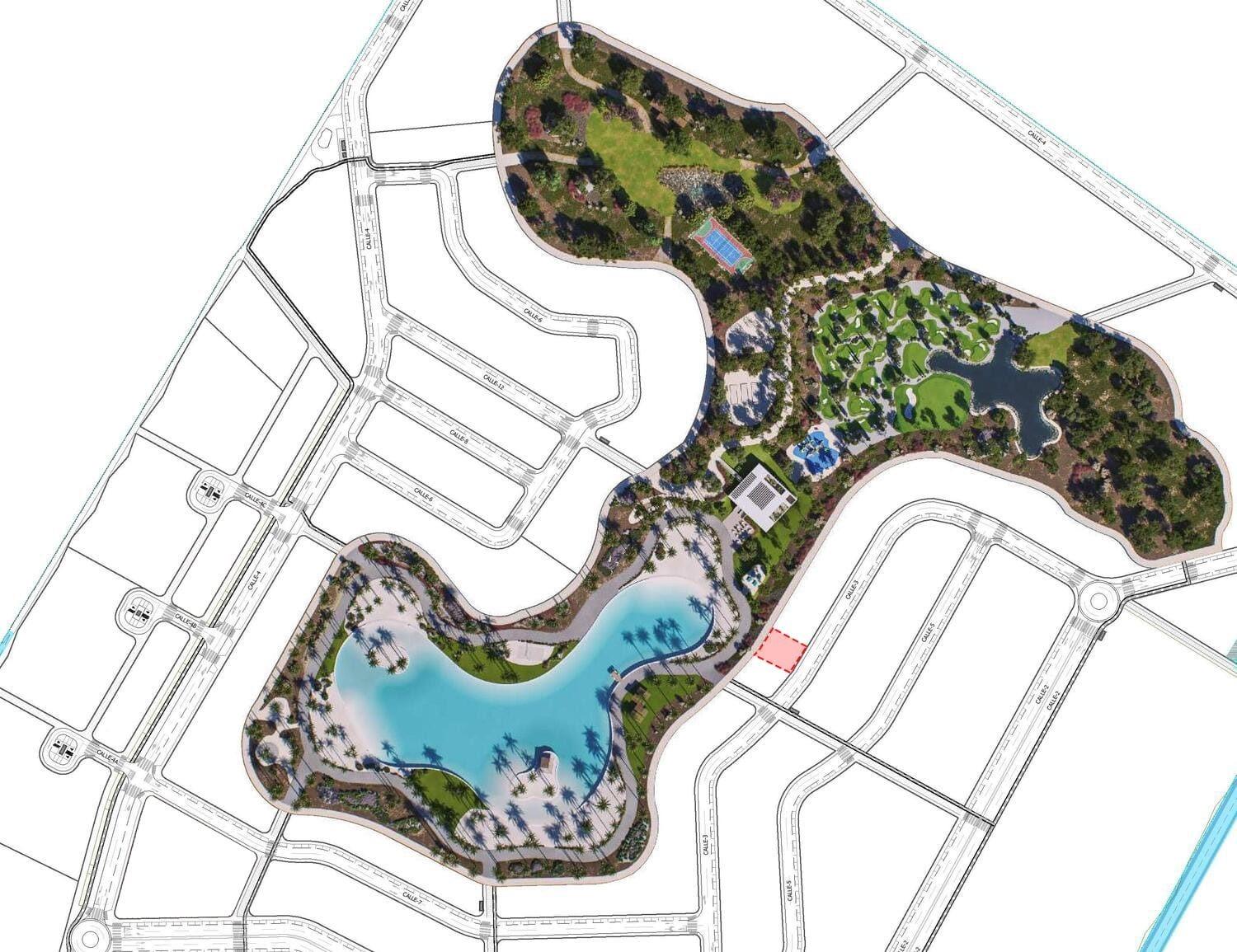 Exclusive front line lake semi detached villas in santa rosalia lake and life resort
