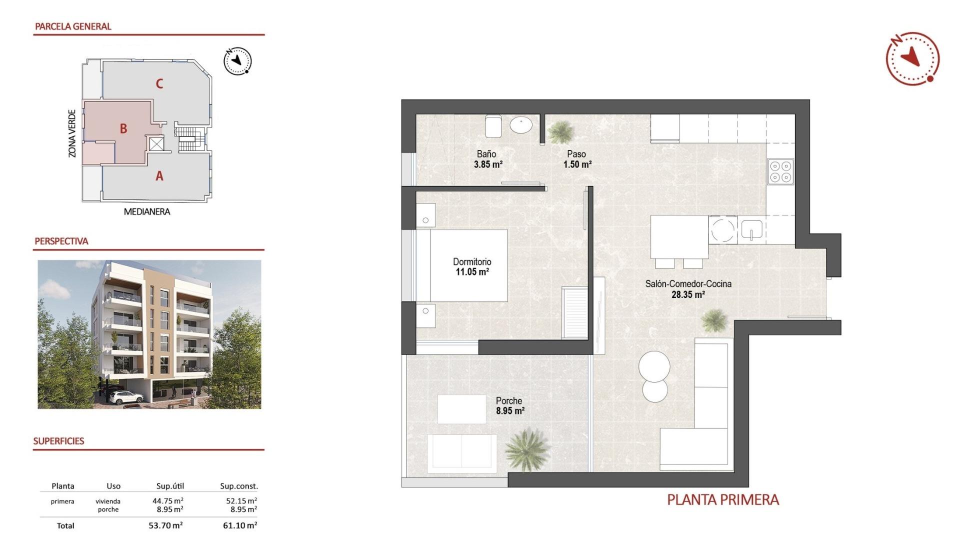 Tourist licensed new build apartments near the beach in lo pagan san pedro del pinatar
