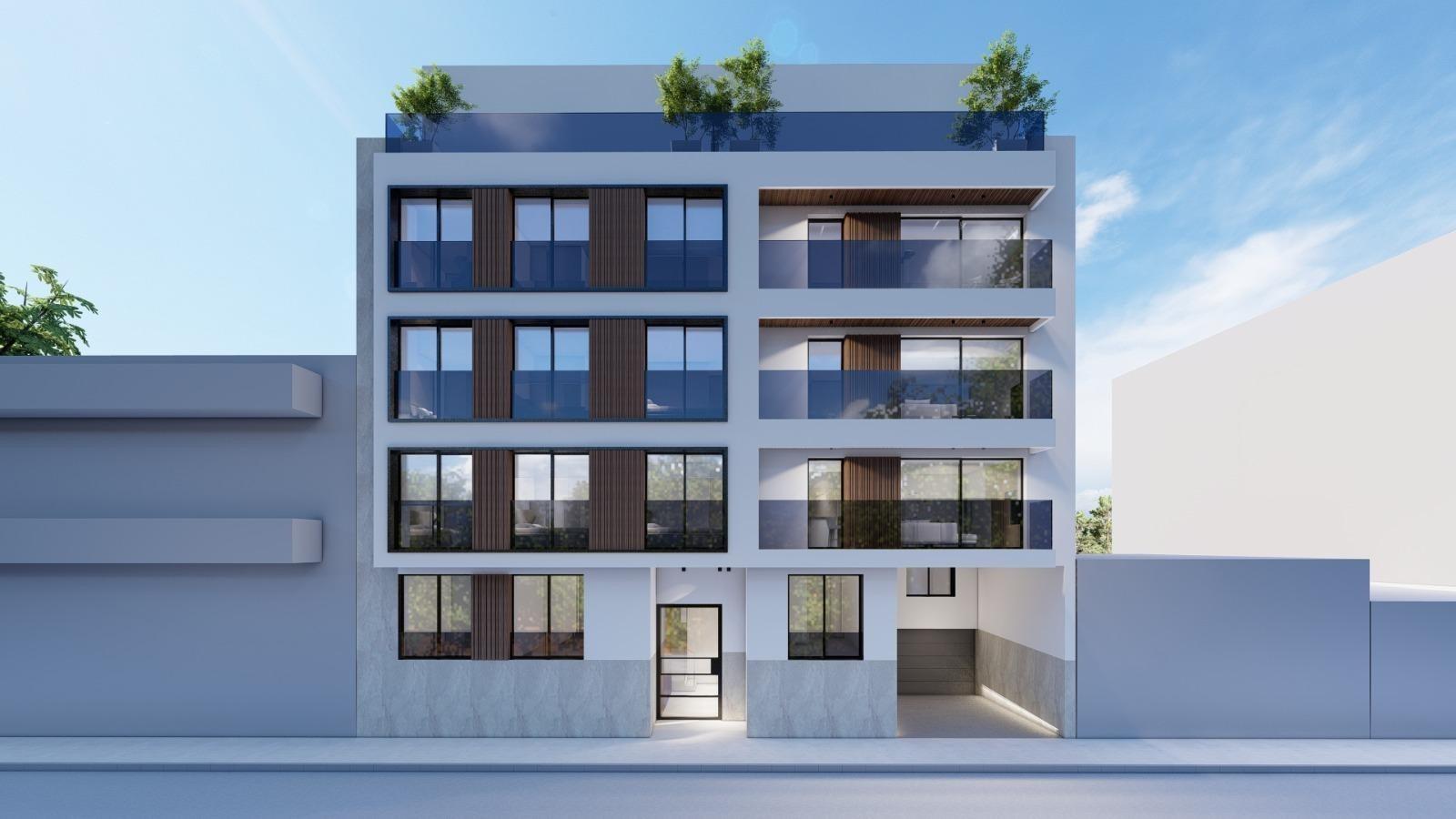 Modern new build apartments in the center of guardamar del segura