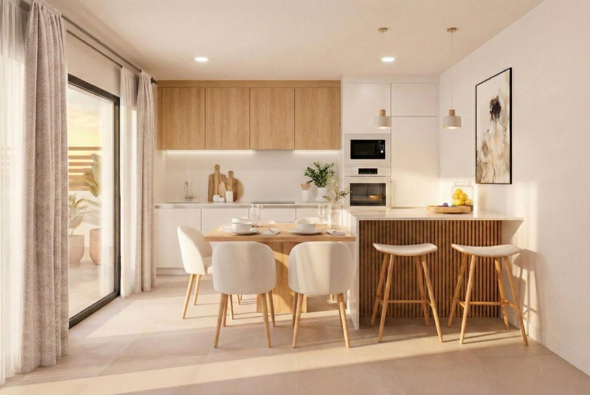 New build villas in camposol golf (mazarron-murcia) with private solarium and basement