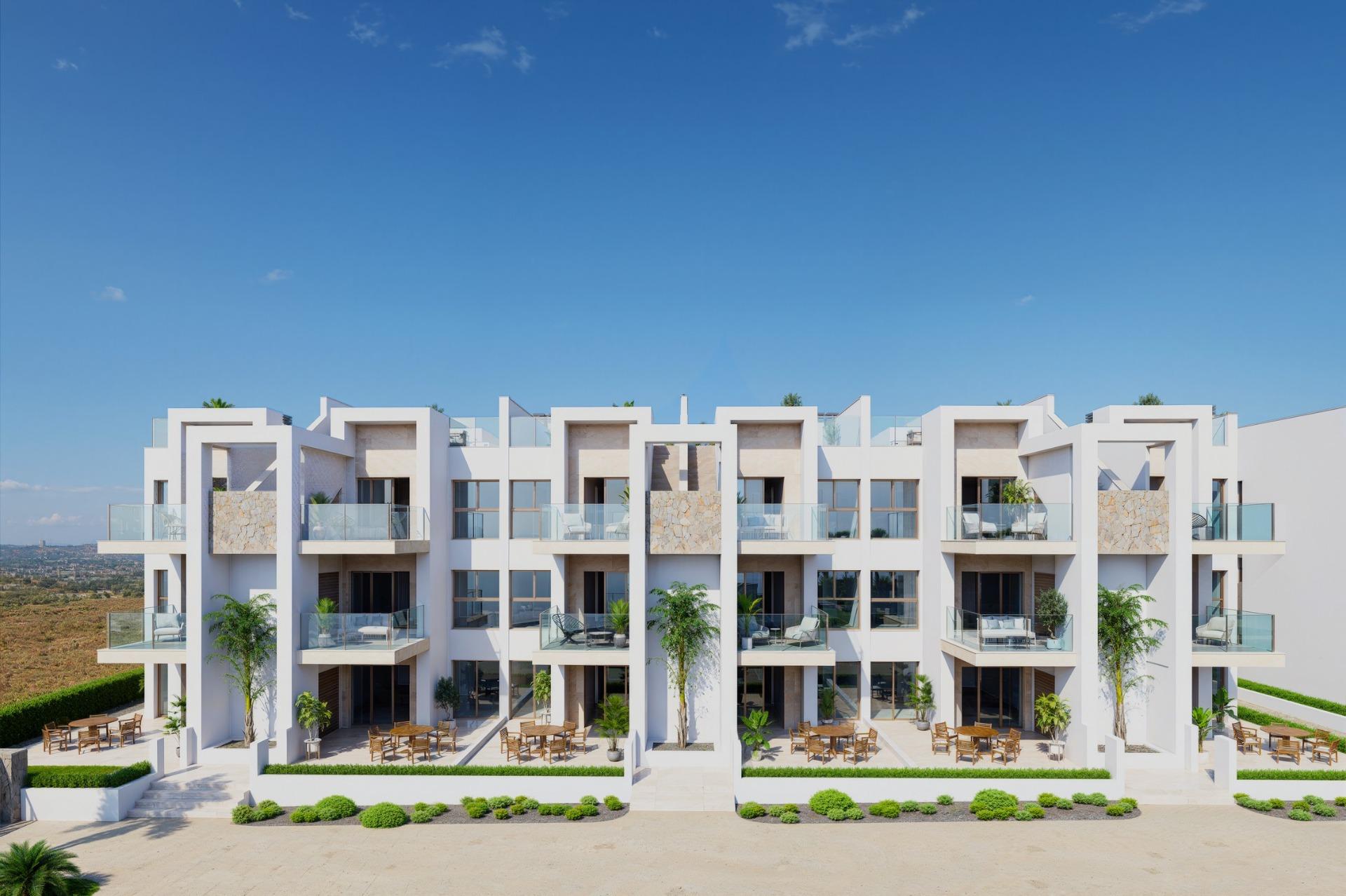 New build resort apartments at la serena golf-los alcazares near the beach